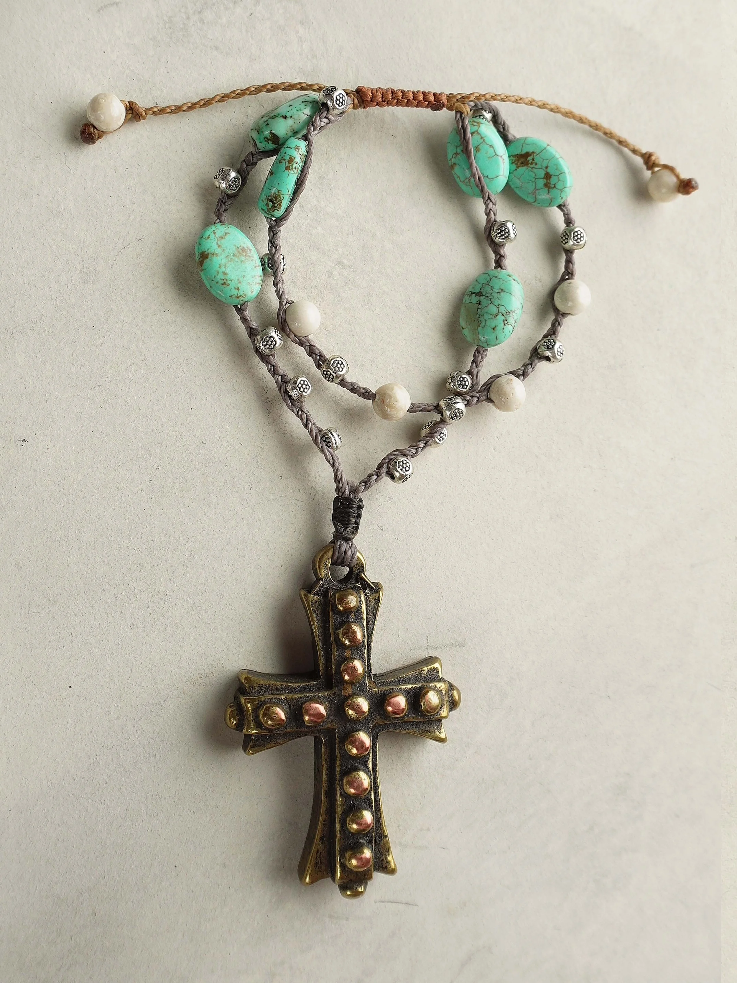Chunky Cross Bracelet