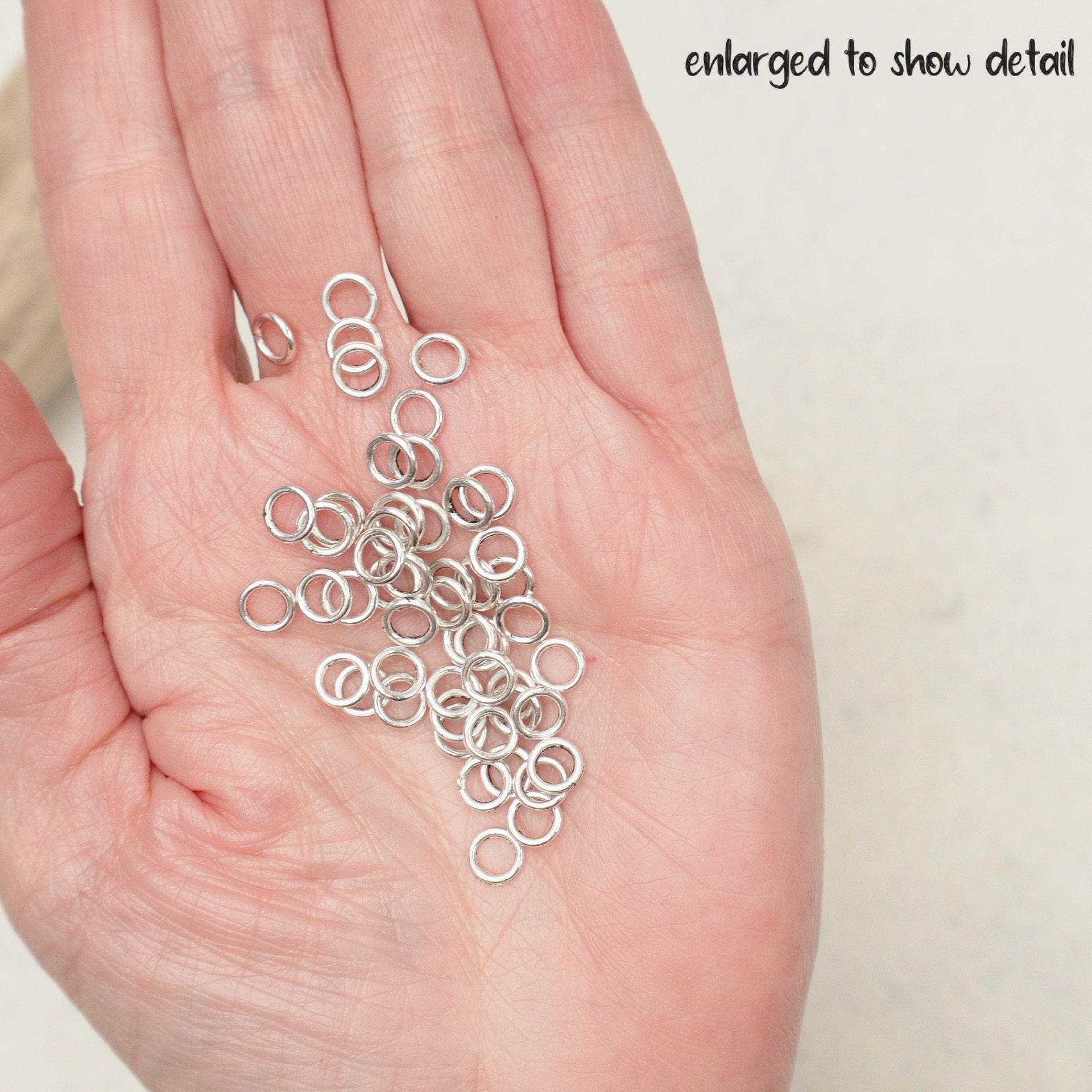 Closed Silver Rings 6 mm