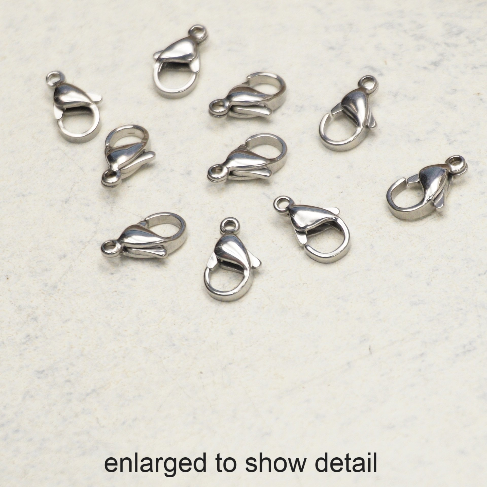 Stainless Steel Clasp 12 mm (WC64)