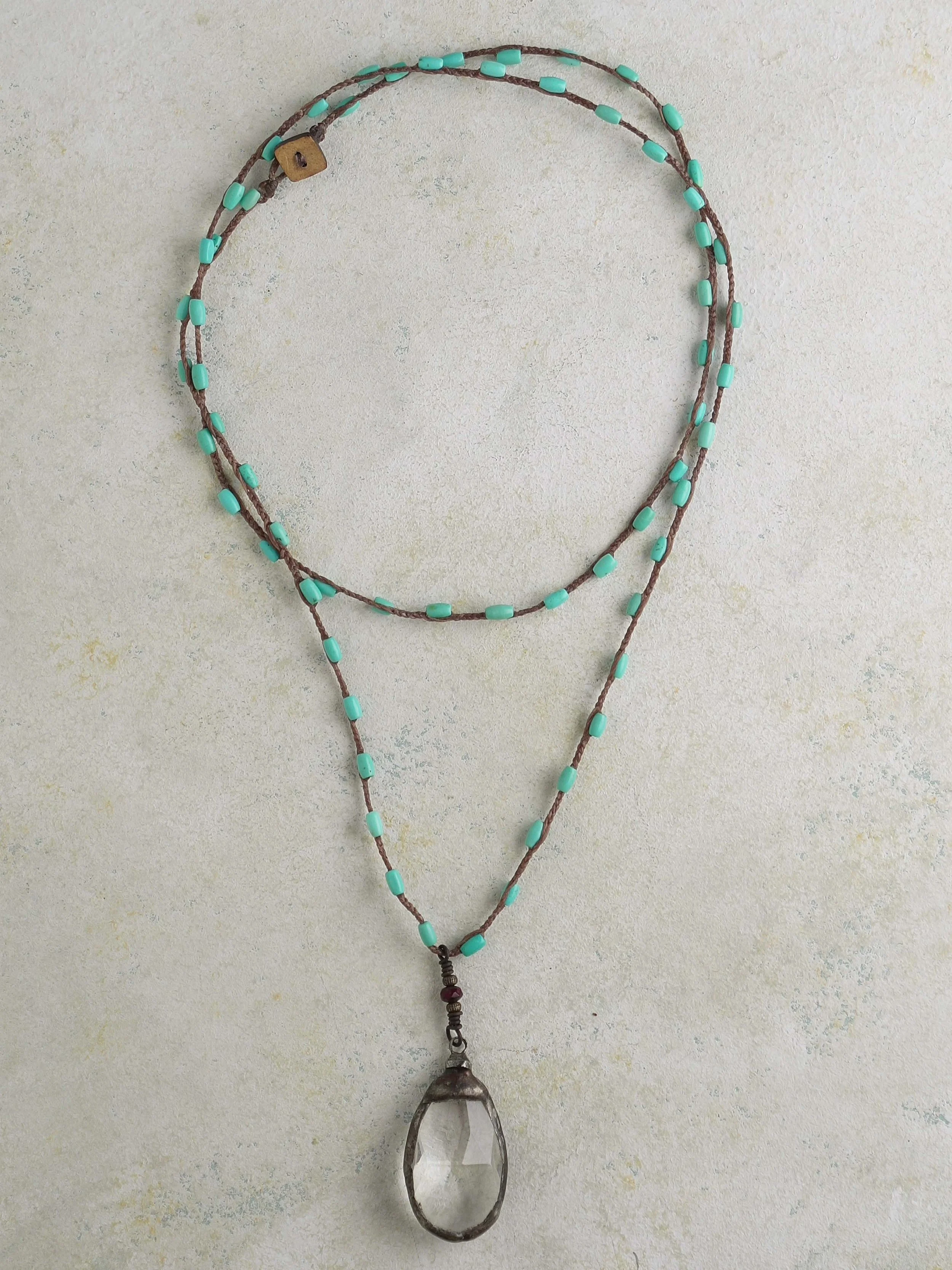 Braided Crystal Necklace