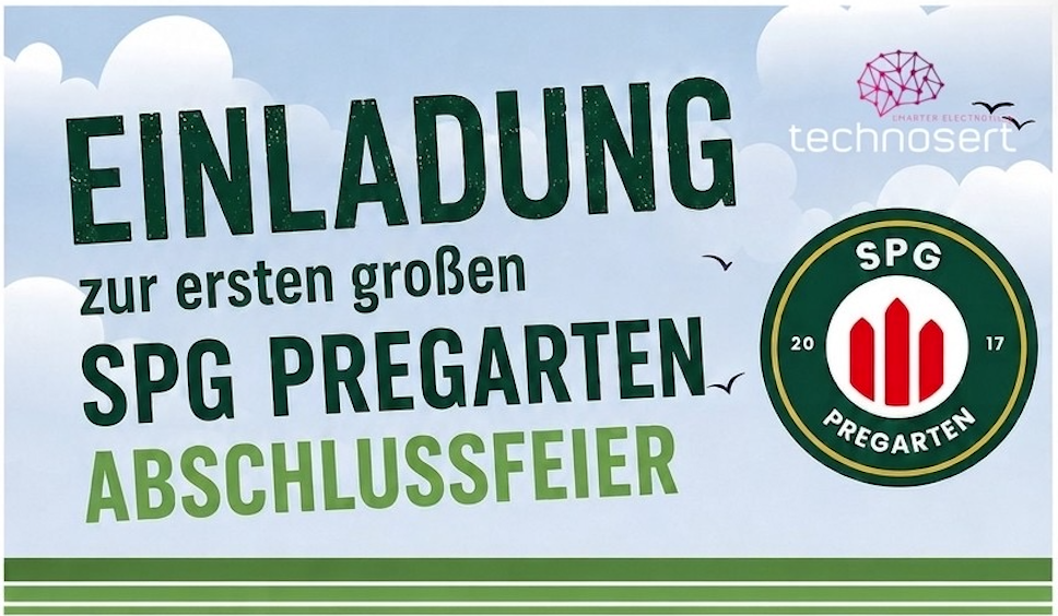 Einladung zur ersten großen SPG Pregarten Abschlussfeier!