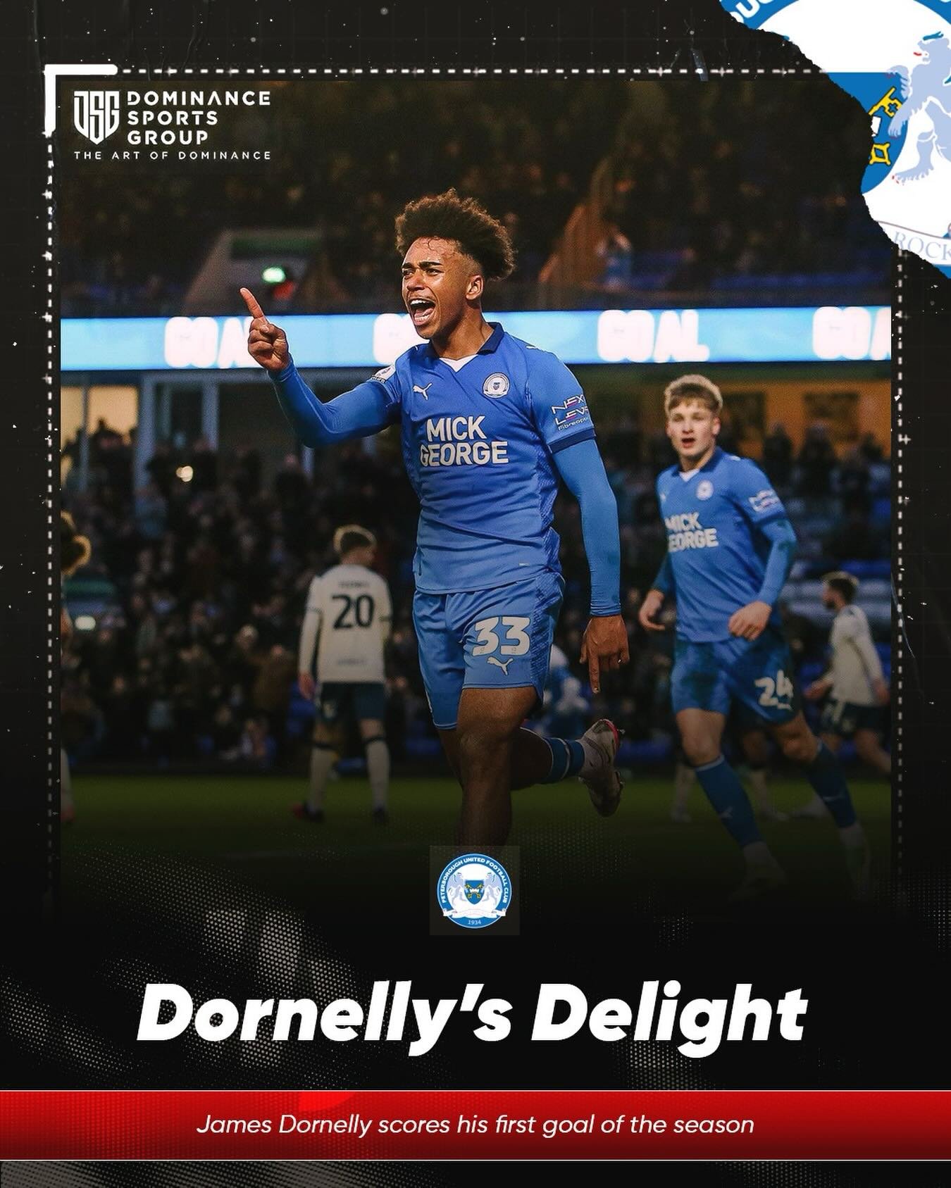 Our client James Dornelly opens his account for the season, finding the net against Huddersfield Town recently. #JD33