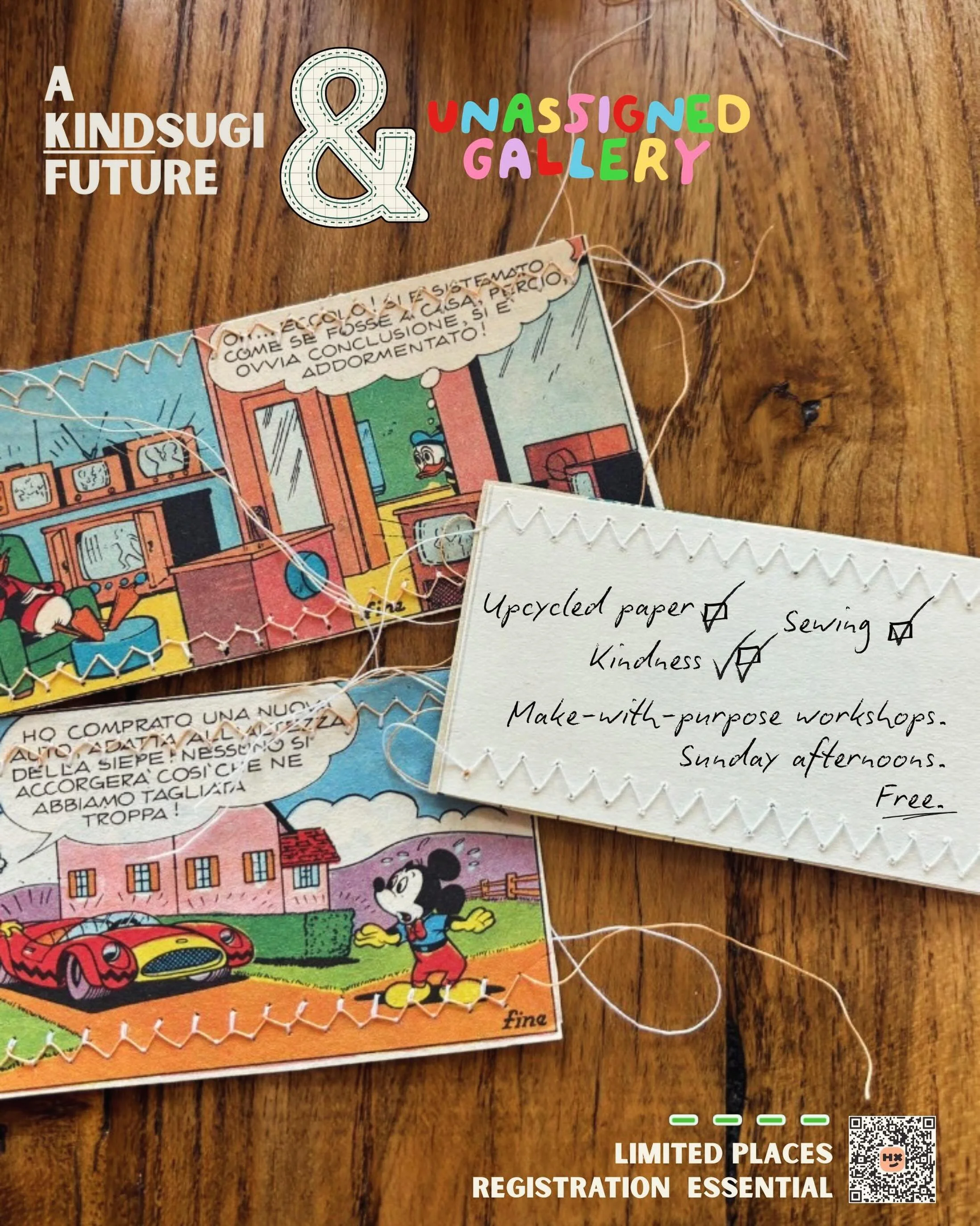 Hello everyone! We&rsquo;ve recently commenced a fab collab with the incredible @unassigned_gallery - a wonderfully thoughtful and inclusive space in Brunswick. We&rsquo;re running free (yes you heard it, FREE!) workshops for the next 4 weeks - this 