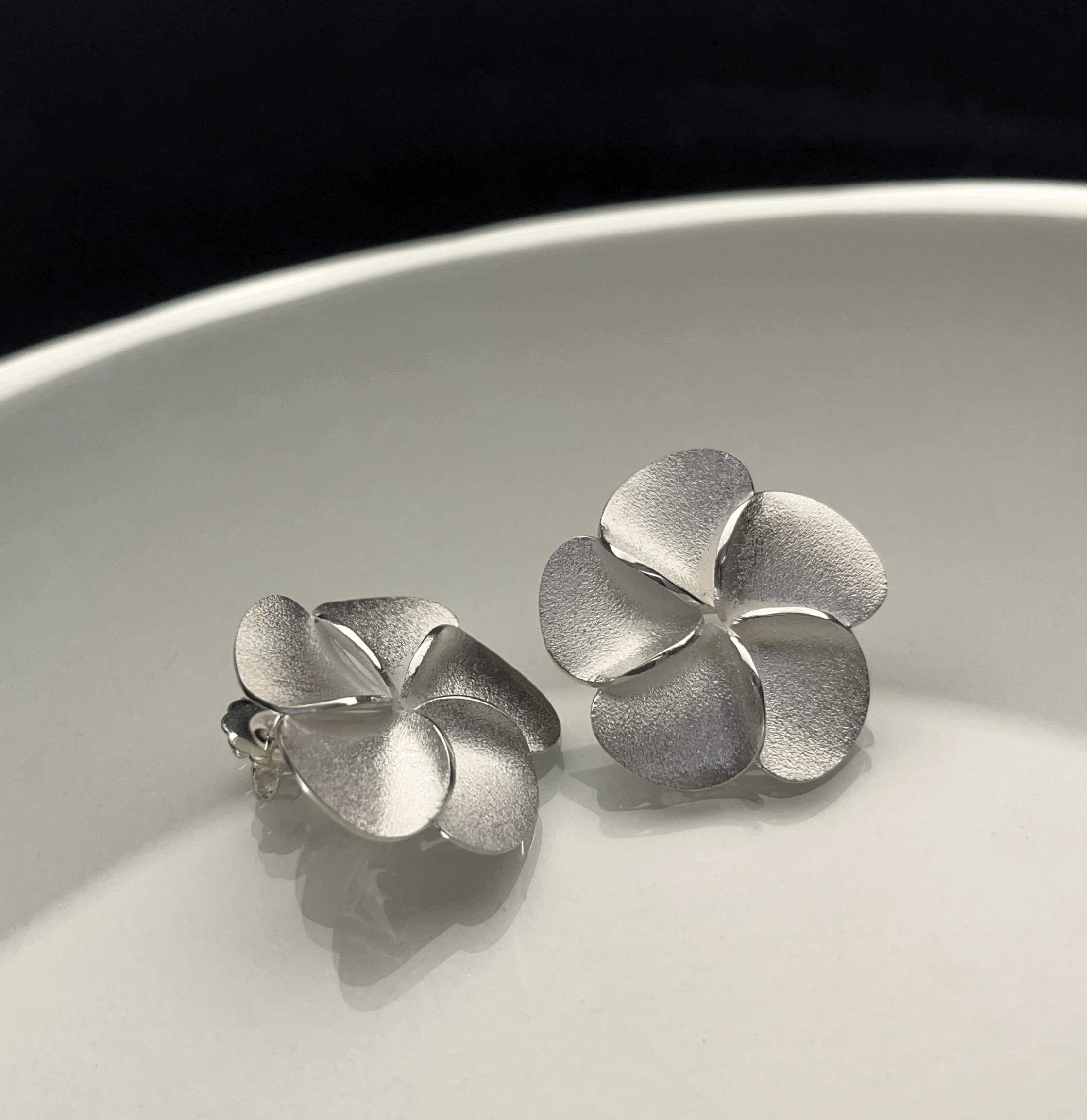 Frangipani earrings