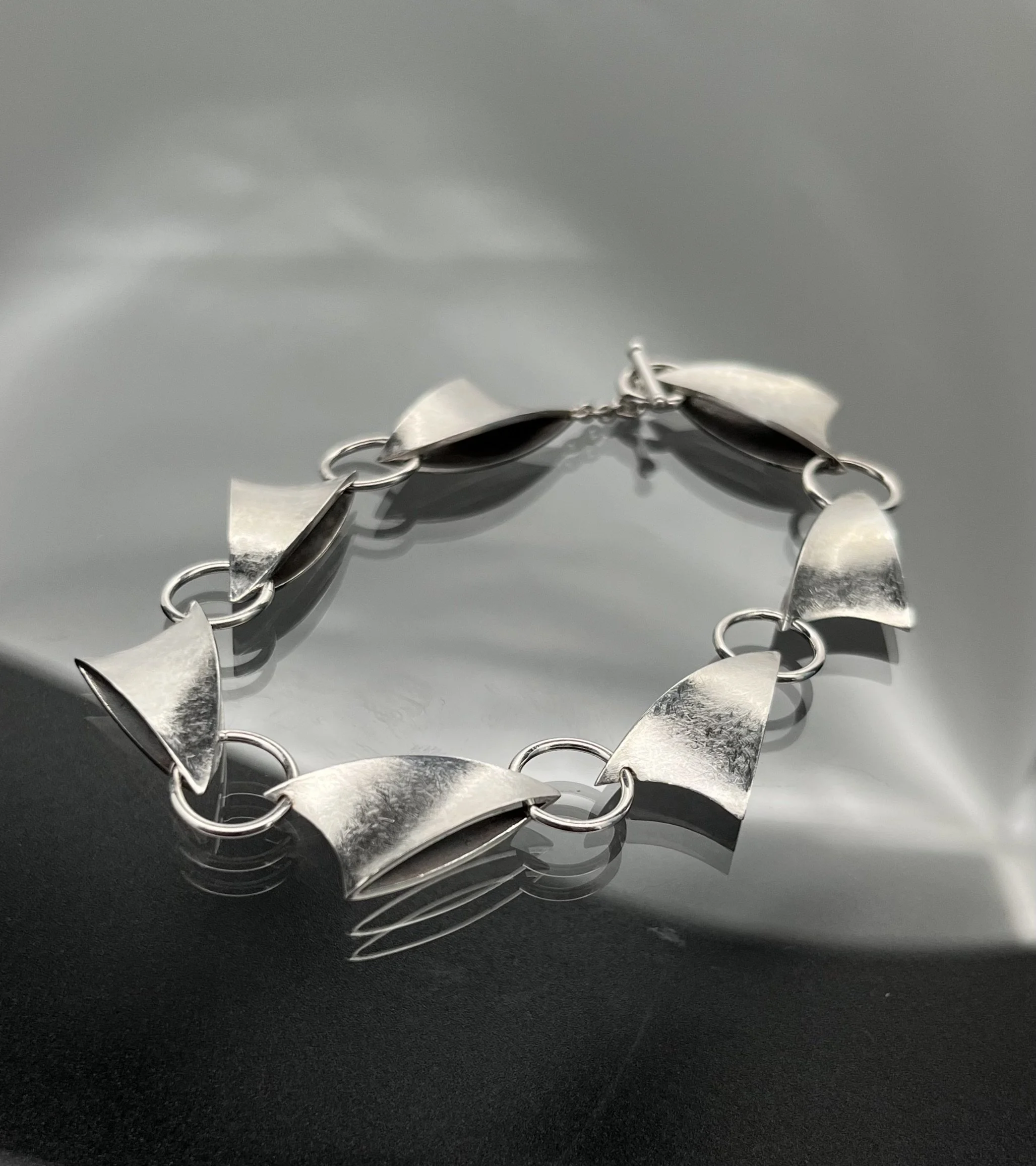Sail silver bracelet