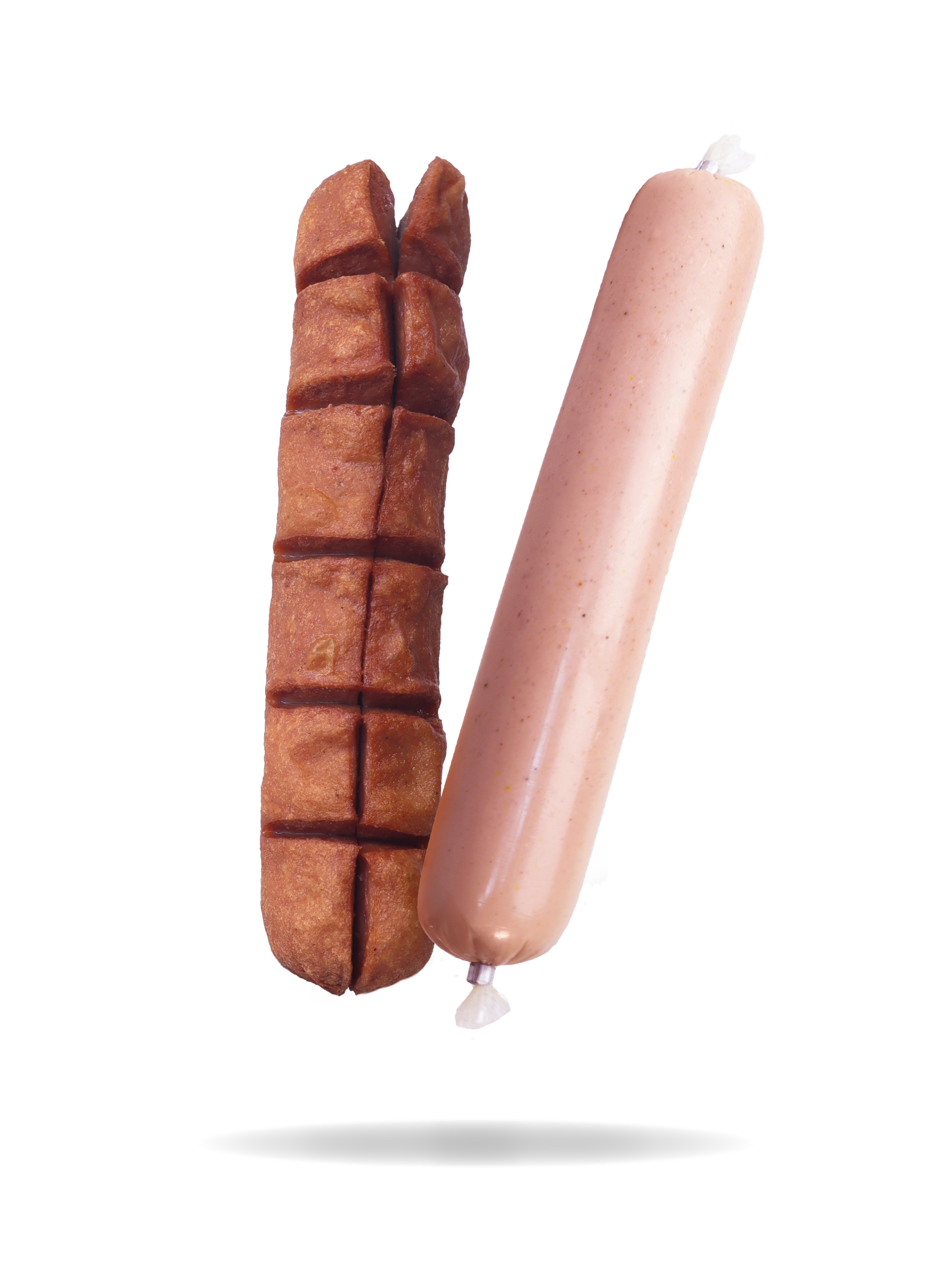 Vleeswaren en gekoeld vleesproduct op een zwarte achtergrond