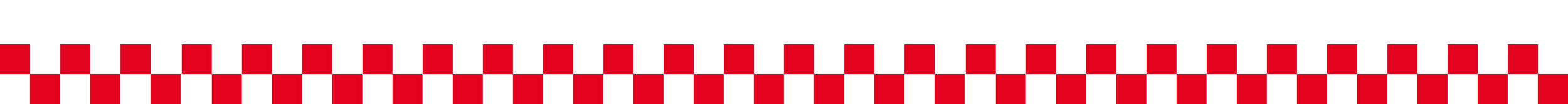 Racebaan met rood-zwart patroon langs de rand.