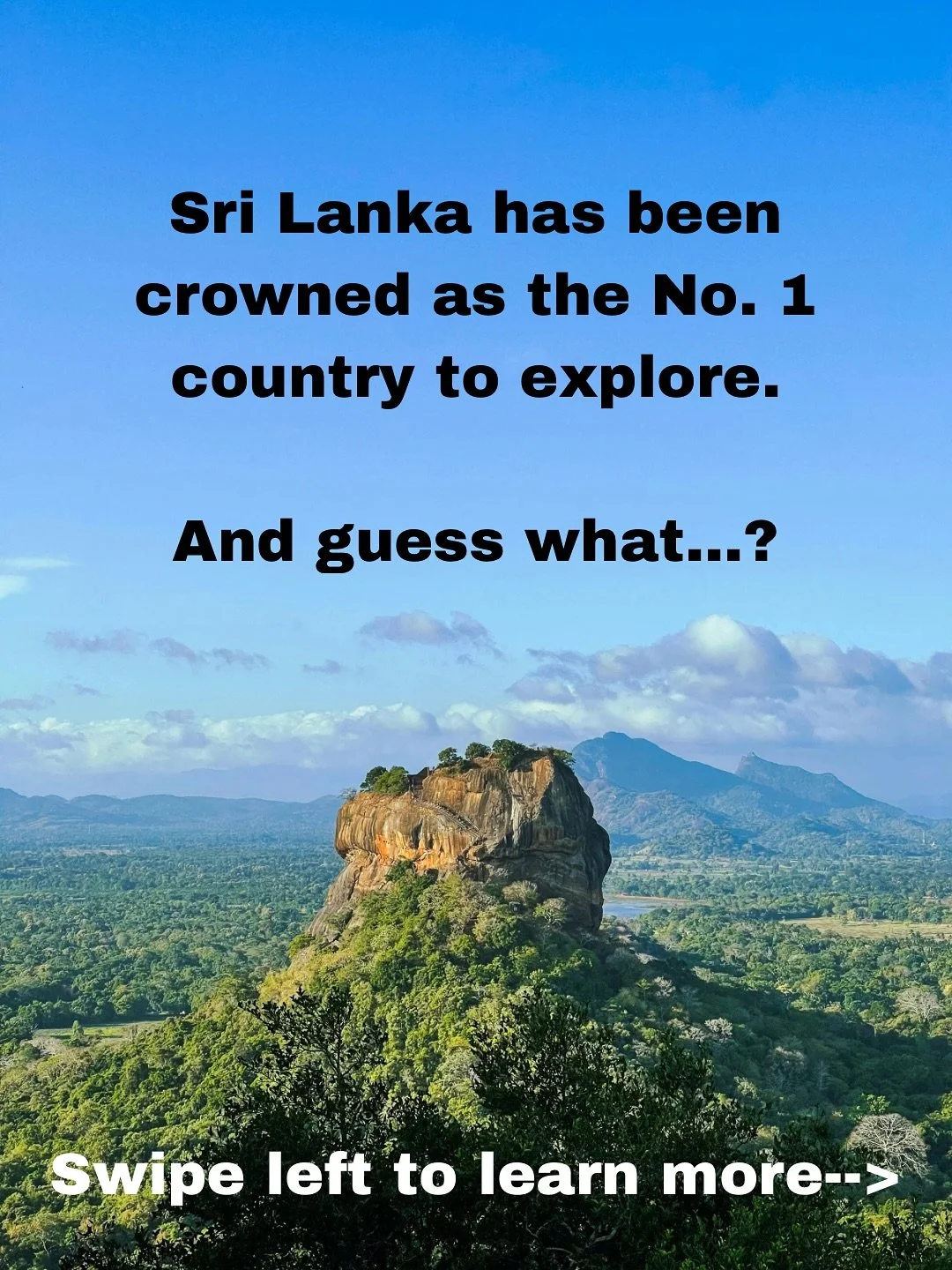 Sri Lanka has just been crowned the #1 country to explore &ndash; and guess what? We&rsquo;re heading there in 2026 (08&ndash;24 February). 🌿🏍️

This tiny island is a rider&rsquo;s dream: leopard and elephant jeep safaris, winding mountain roads an