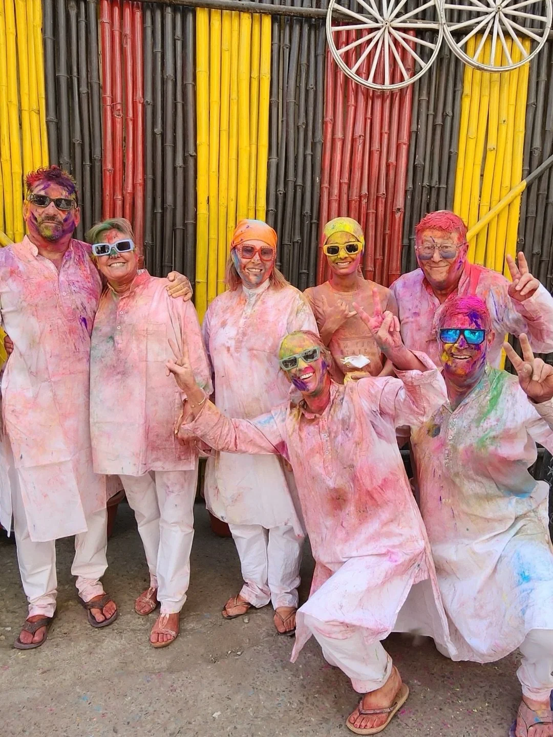 Happy Holi to everyone celebrating!

What a festival. Colour in the air, music in the streets, laughter everywhere, and that beautiful moment when everyone drops their guard and just joins in.

Celebrating Holi in Rajasthan was pure joy. Riding into 