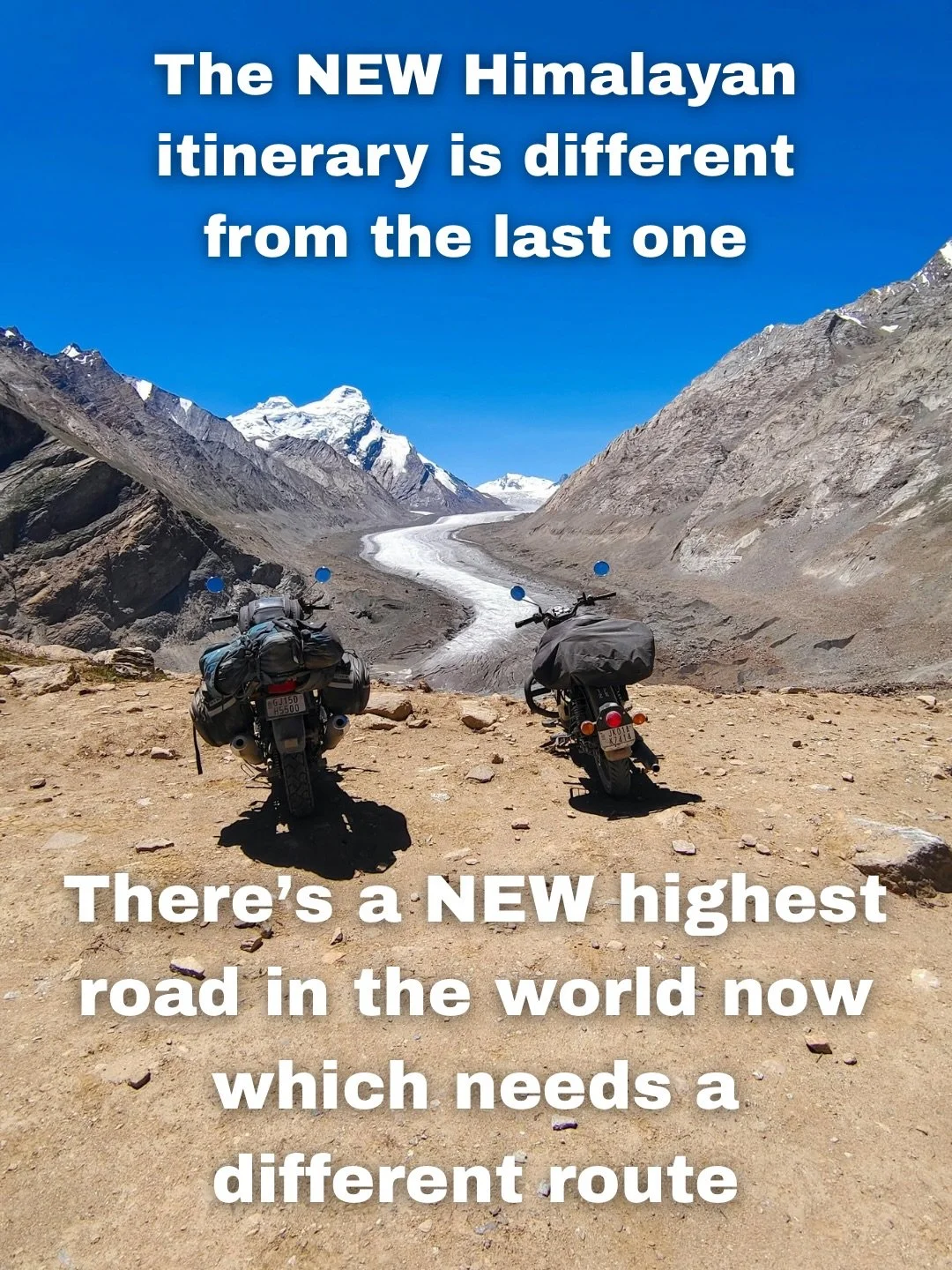 The Himalaya just got a new highest road in the world. We&rsquo;ve built a motorcycle safari around it. 🏔️

Umling La. 5,798 metres above sea level. A route through Zanskar, Hanle, Padum and the Changthang Plateau !

This isn&rsquo;t a variation of 
