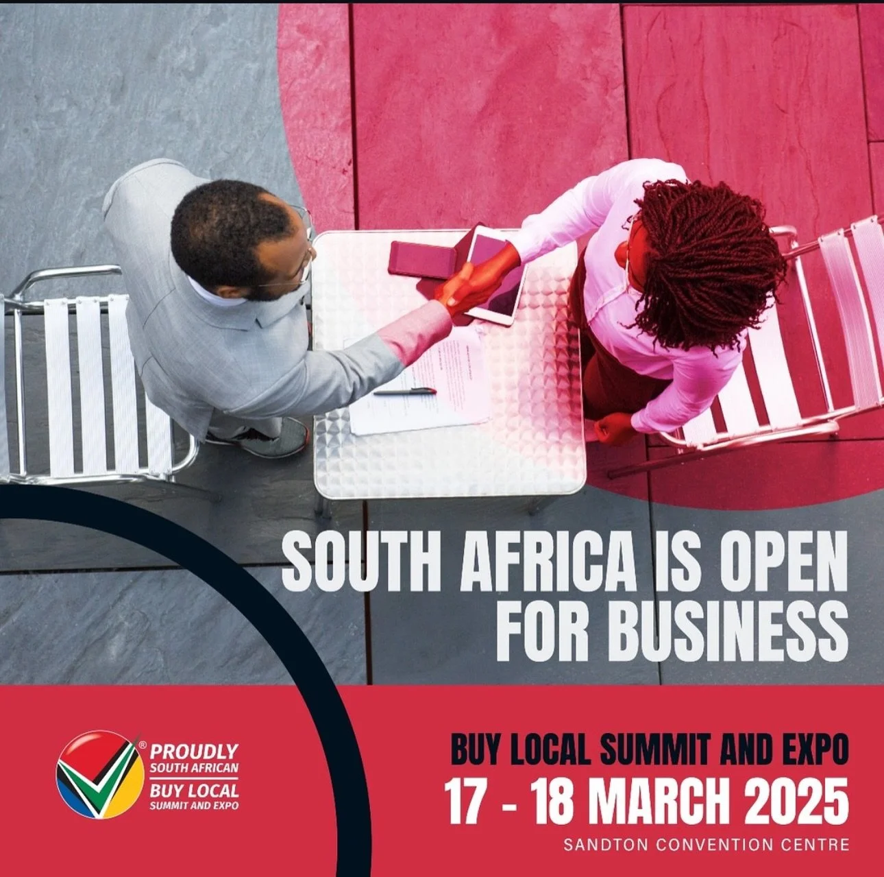 🌟 Exciting News! 🌟 
For the first time, we are proud to announce that we have been appointed as the official B2B Matchmaking team for the Proudly SA Buy Local Summit & Expo! 
🎉 Taking place on 17th-18th March at the Sandton Convention Centre