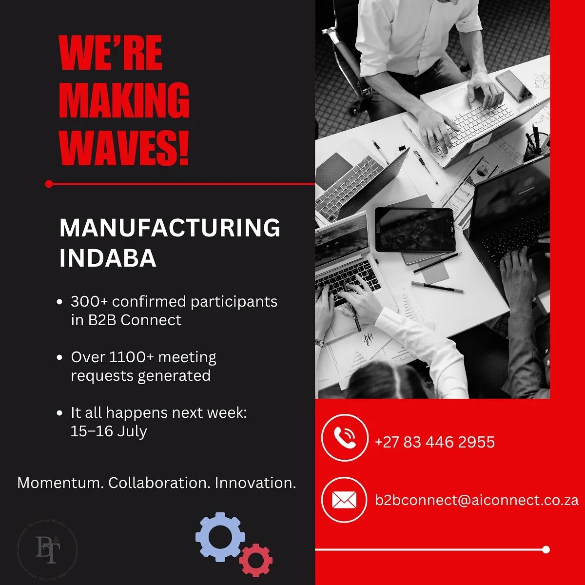 🌟 Limitless connections, unstoppable growth!
With 300+ powerhouse participants and over 1100 meeting requests already surging in, Manufacturing Indaba 2025 is setting records before the doors even open! 🚀
📅 Join us next week—15 & 16 Ju