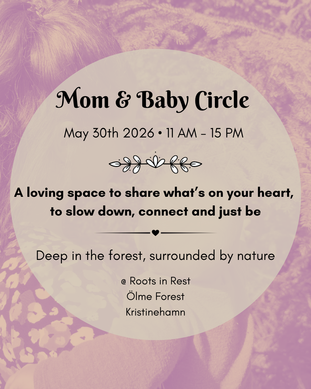Mom & Baby Circle