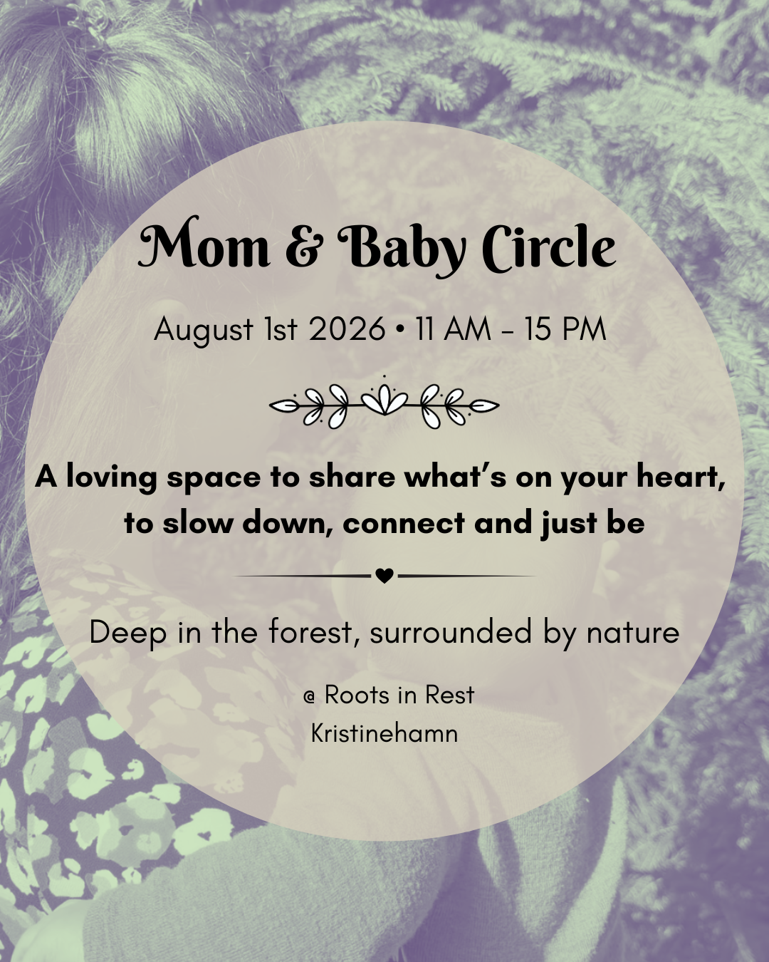 Mom &amp; Baby Circle