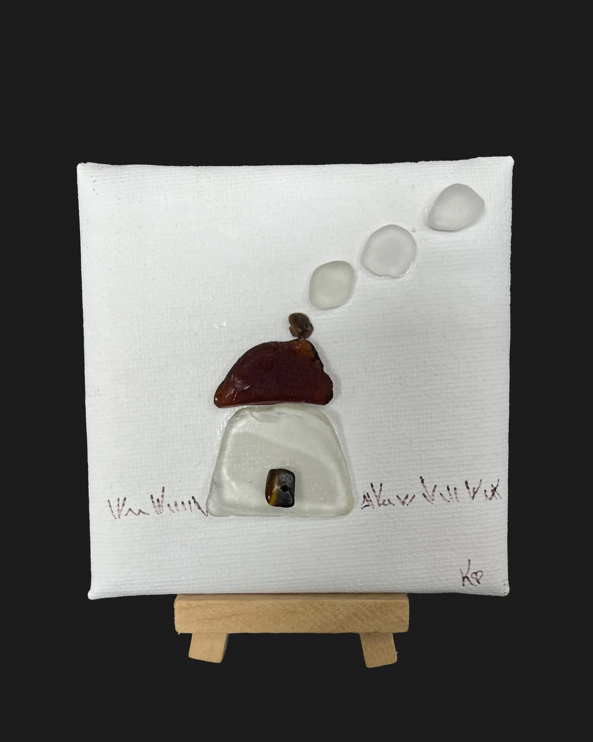 Sea Glass mini canvas