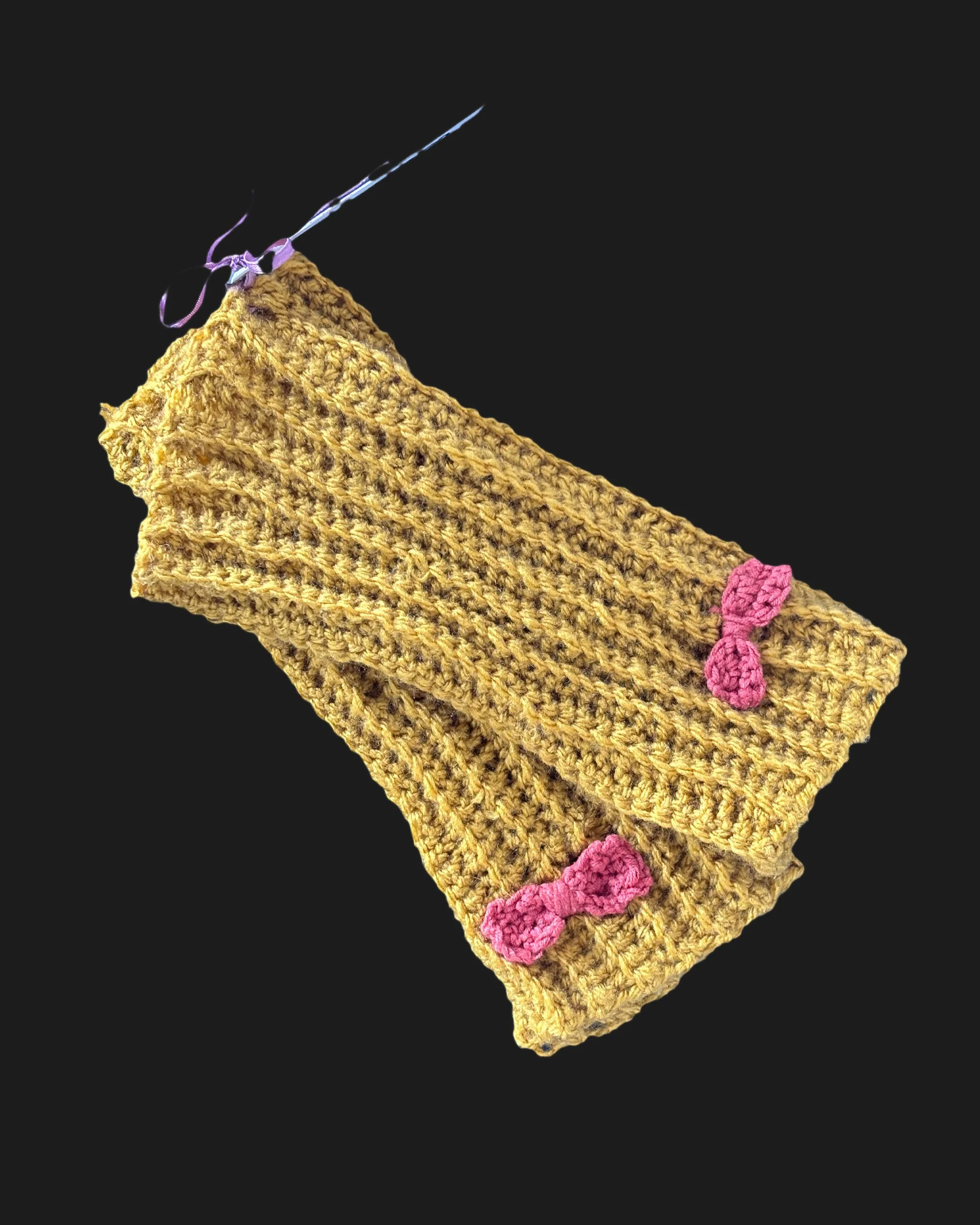 Crochet  Fingerless Gloves