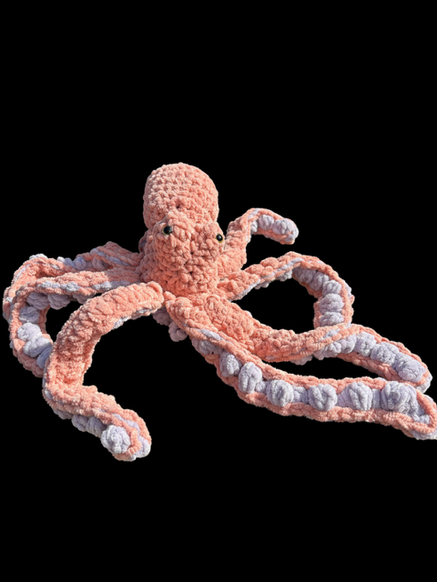Crochet plush octopus