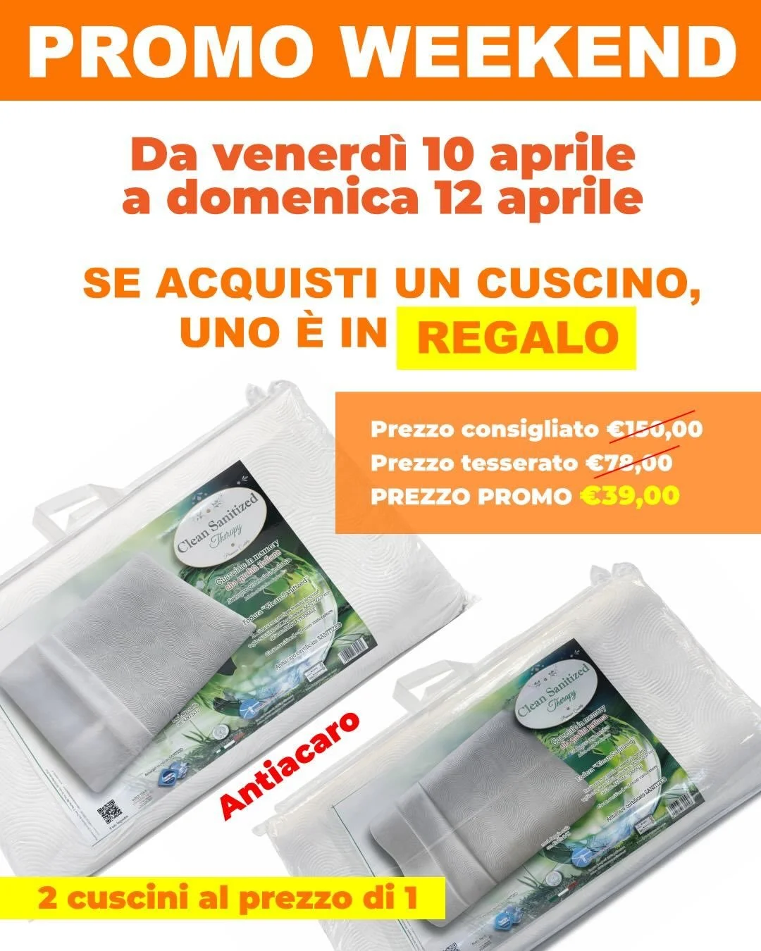 Due cuscini al prezzo di uno ☝🏻🔥
Solo questo weekend 

#storemixsarzana