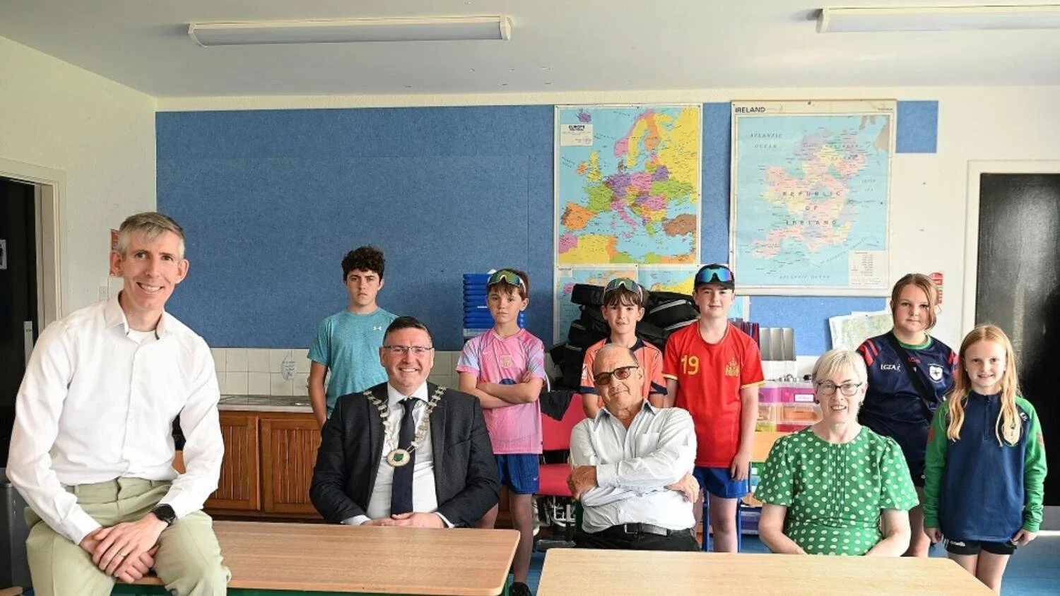 Pride of Place visit for Curraghboy school pupils' eco-friendly project