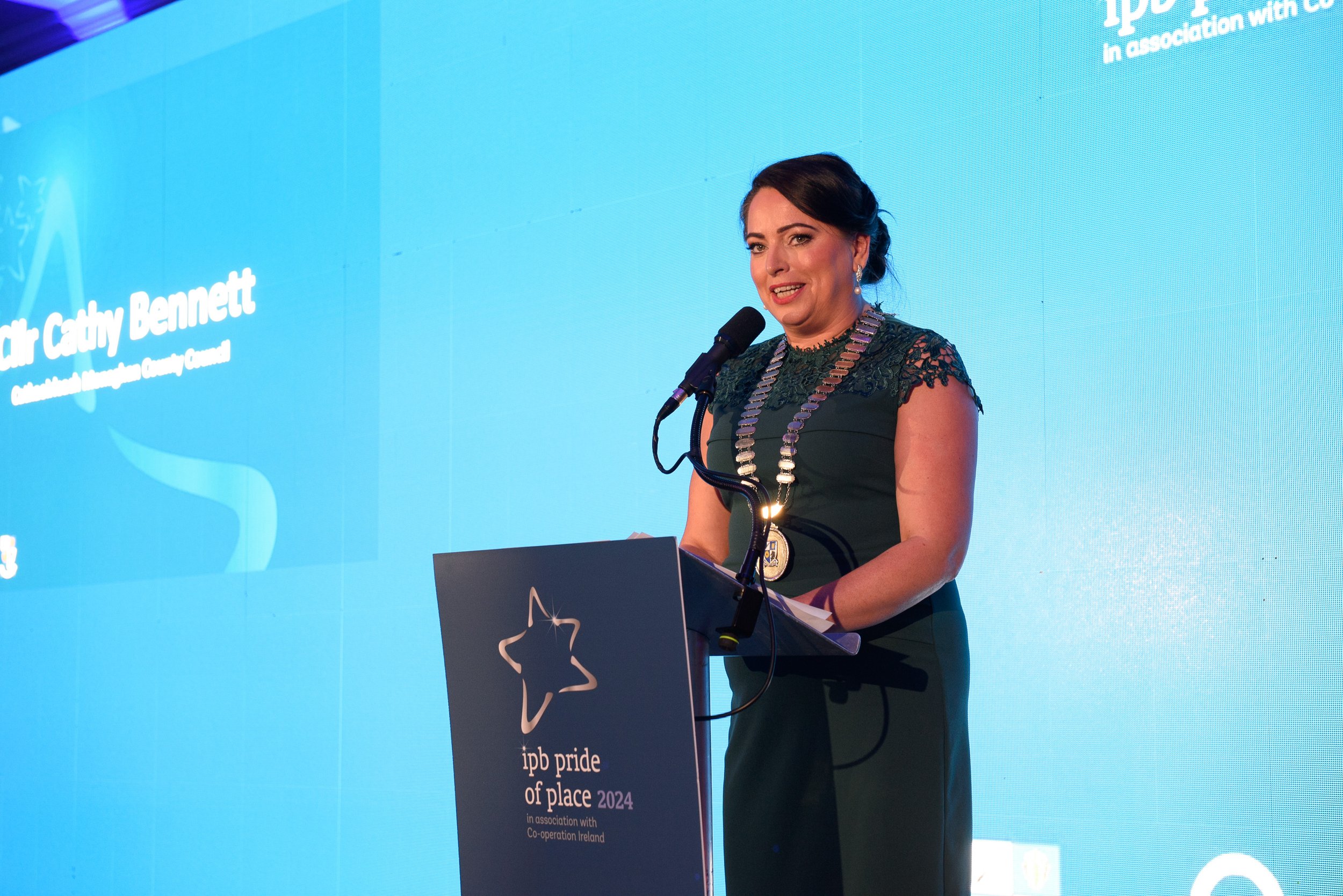Cllr Cathy Bennett, Cathaoirleach of Monaghan County Council.