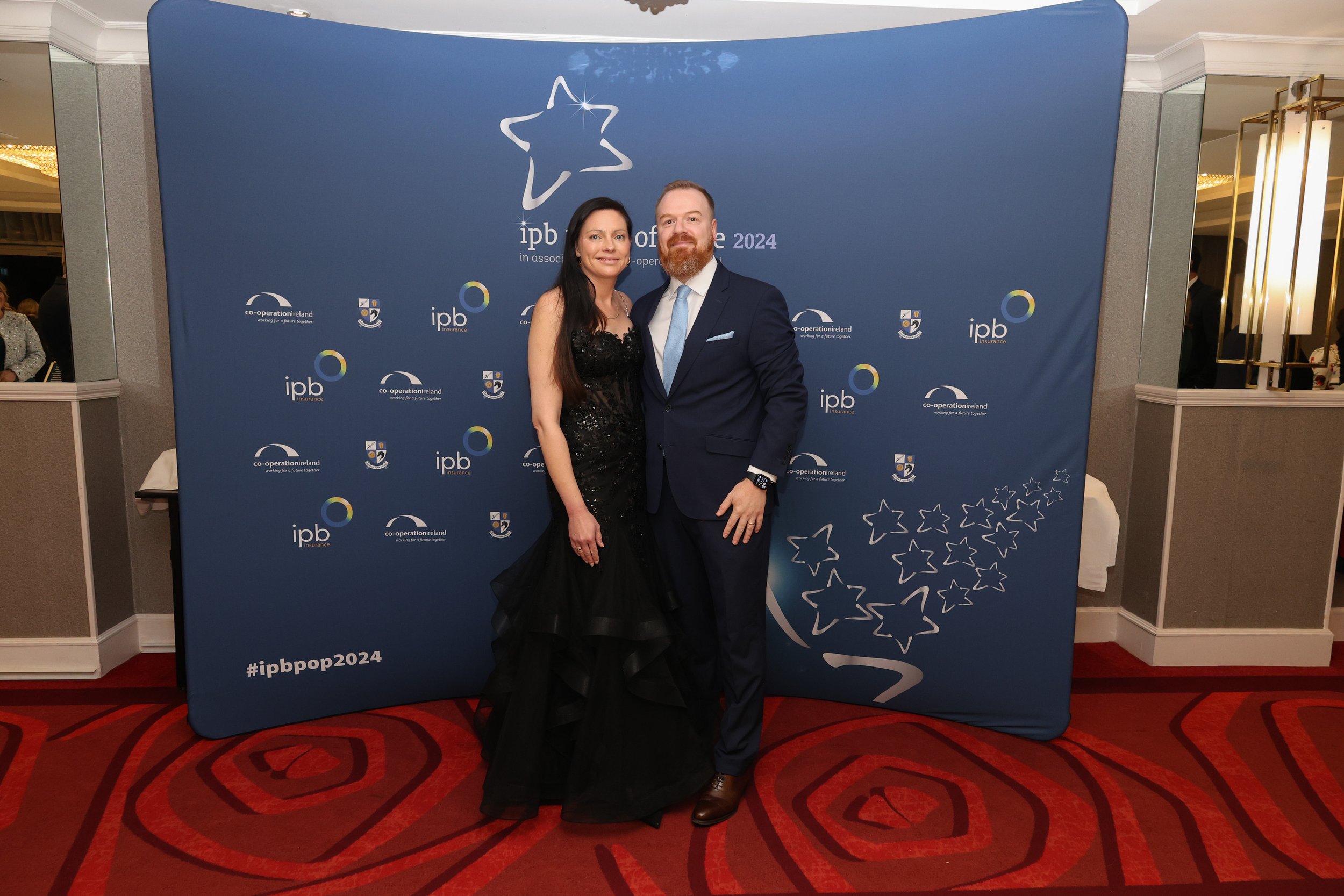 Paul Bolan, Director of Programmes and Strategy at Co-operation Ireland, and Janet Bolan.