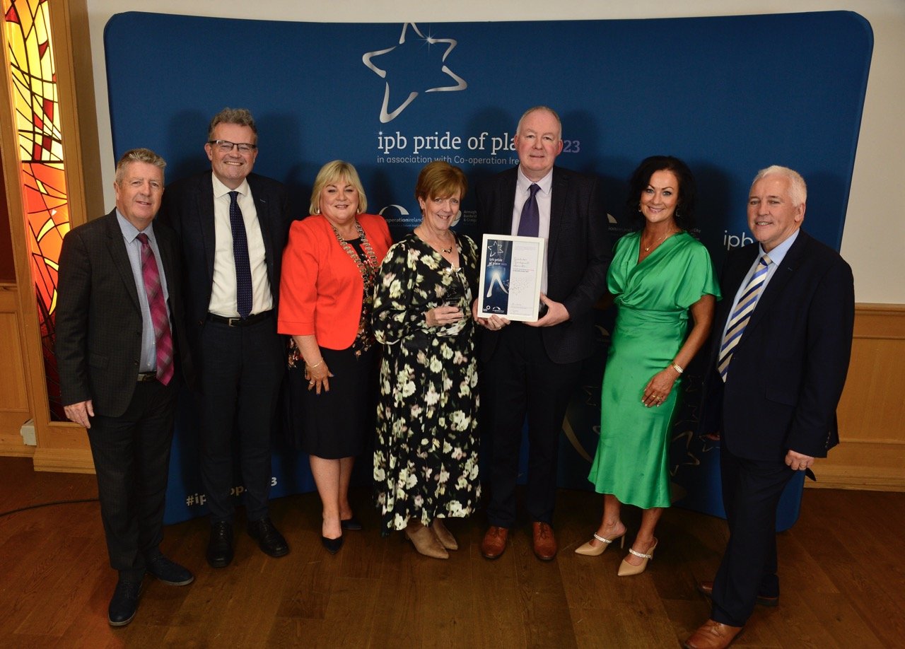 Swanlinbar Development Association and Trivia House, Cavan County Council. Runner Up of Communities Welcoming New Communities.