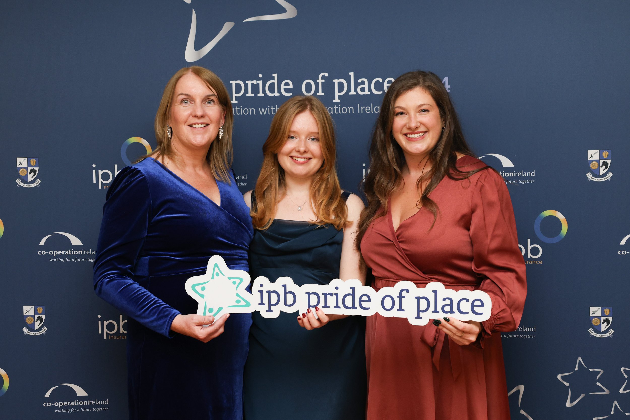 Trish, Sarah, and Morgan of Co-operation Ireland