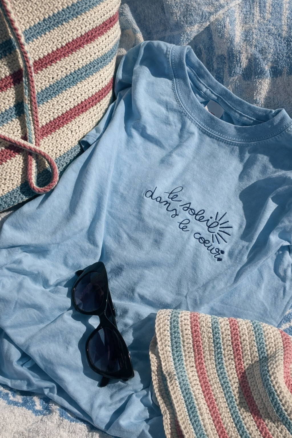 le soleil dans le coeur (t-shirt) x maison aks