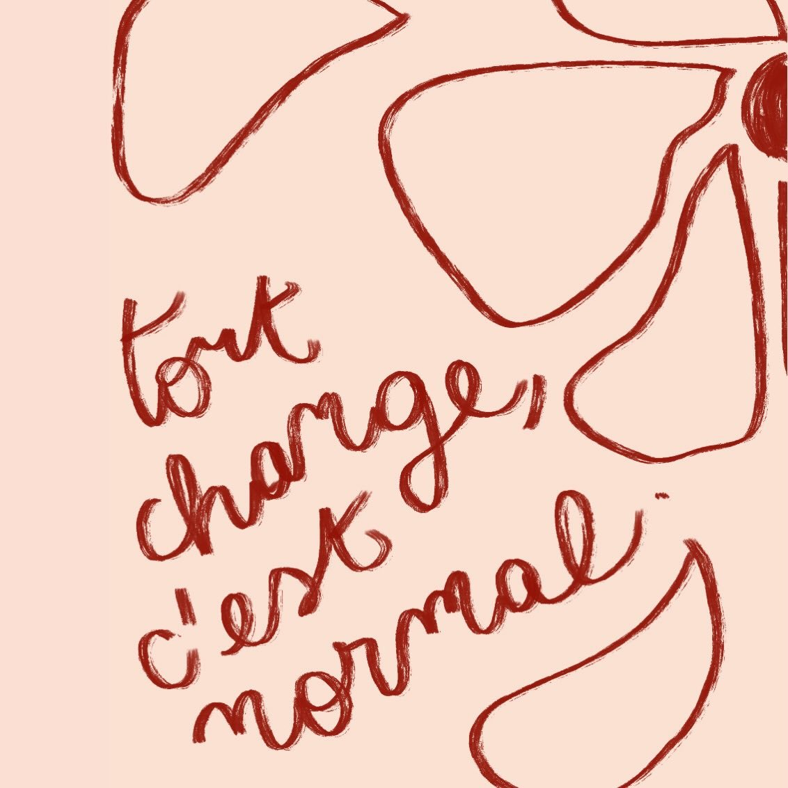 Et c&rsquo;est ok. 
Et je dirai m&ecirc;me que, c&rsquo;est ce qu&rsquo;il faut. ❤️