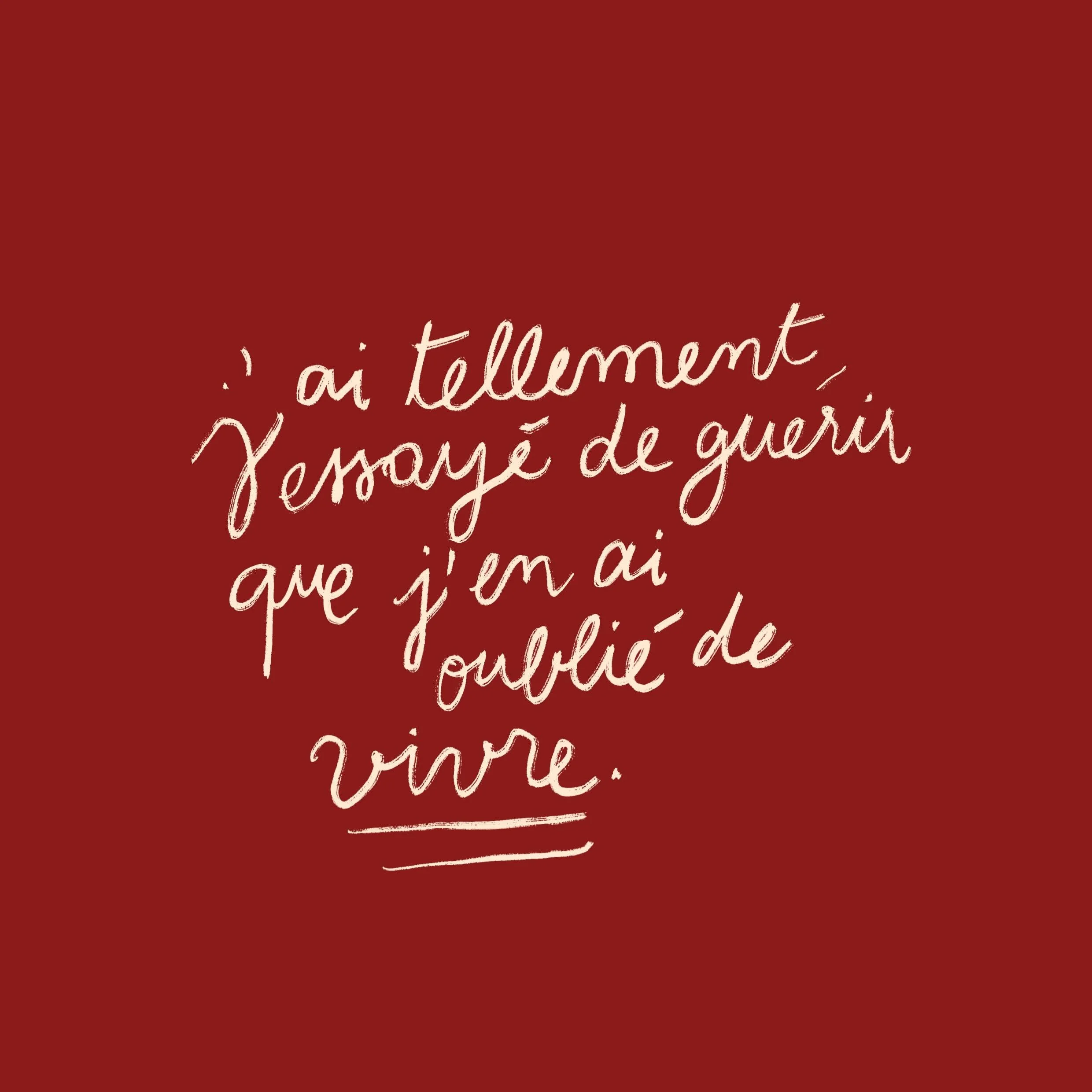 la vie est parfois un pi&egrave;ge. ❤️