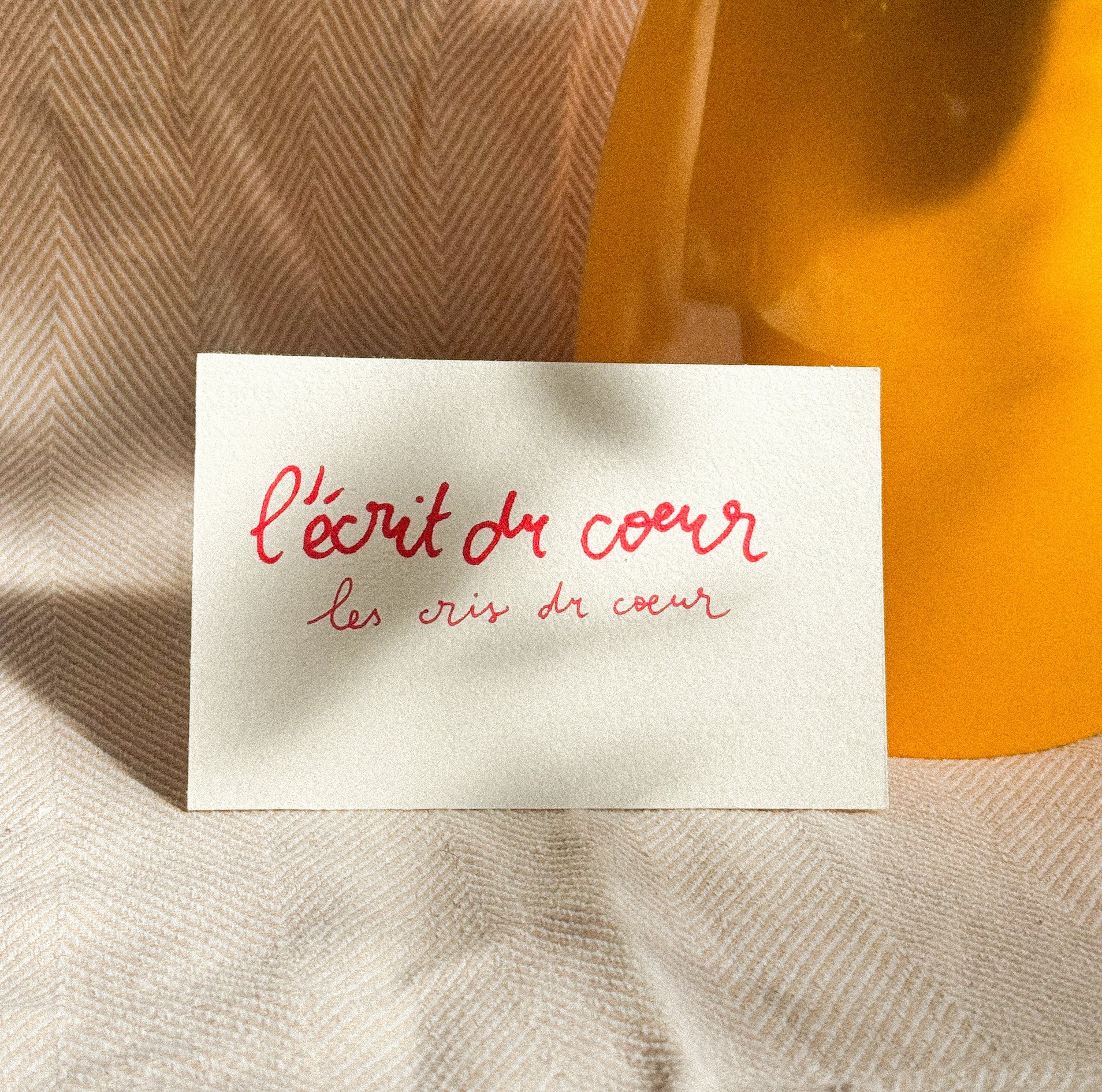carte - l’écrit du coeur