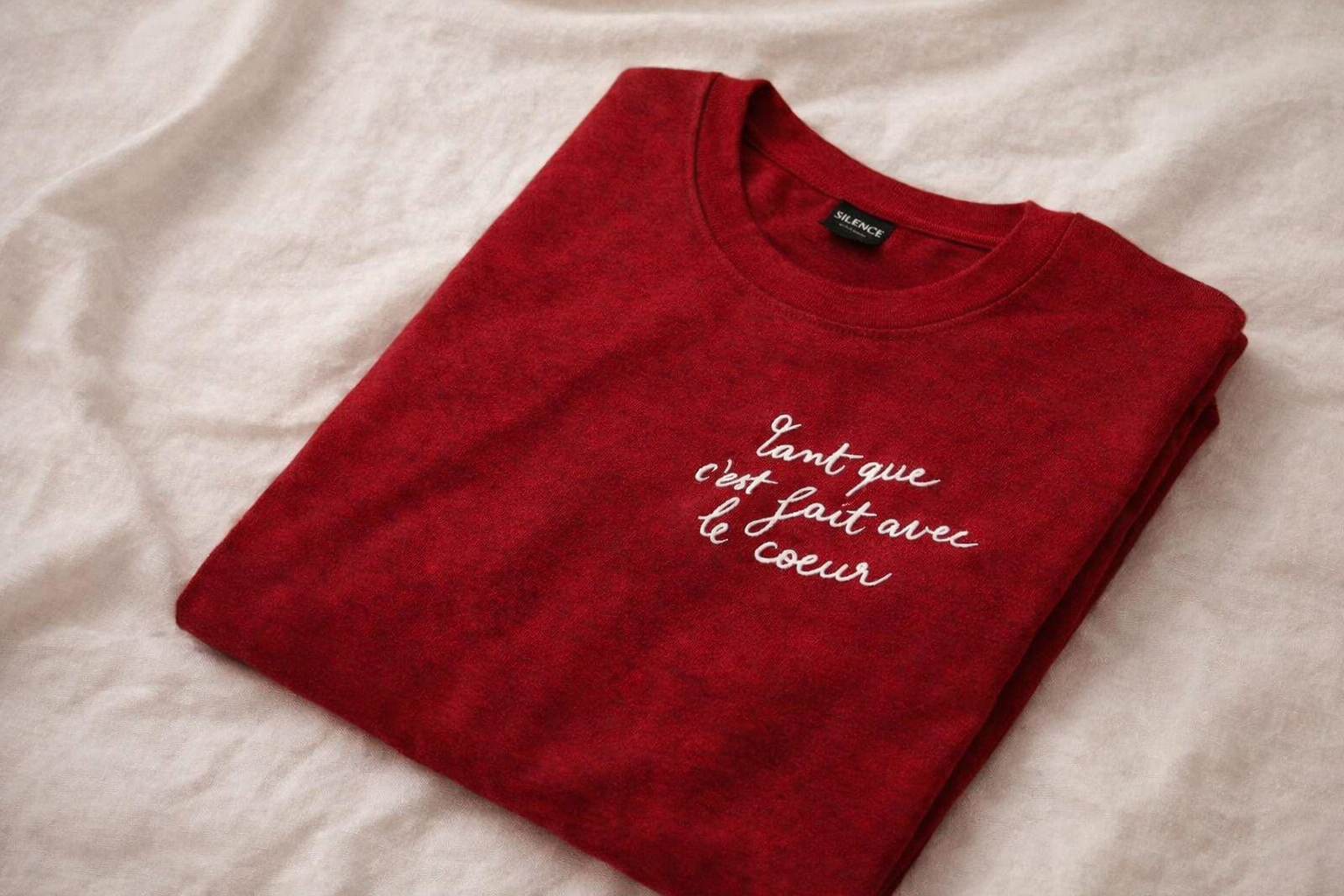 tant que c'est fait avec le coeur (t-shirt) x maison aks