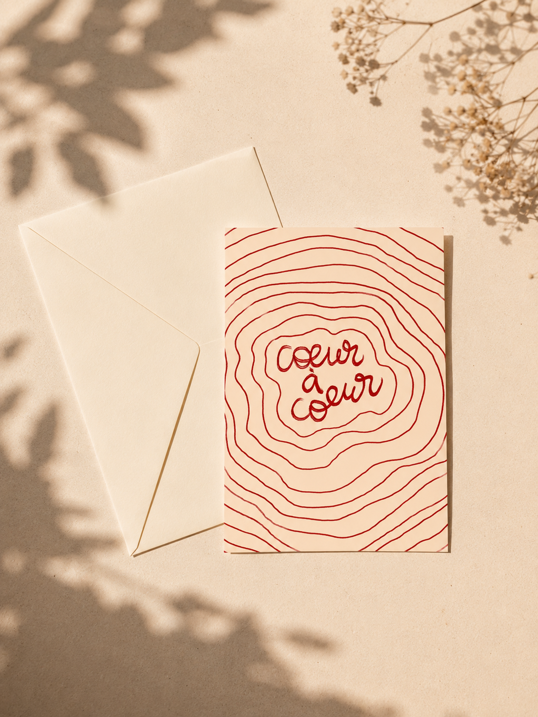 coeur à coeur (carte postale)