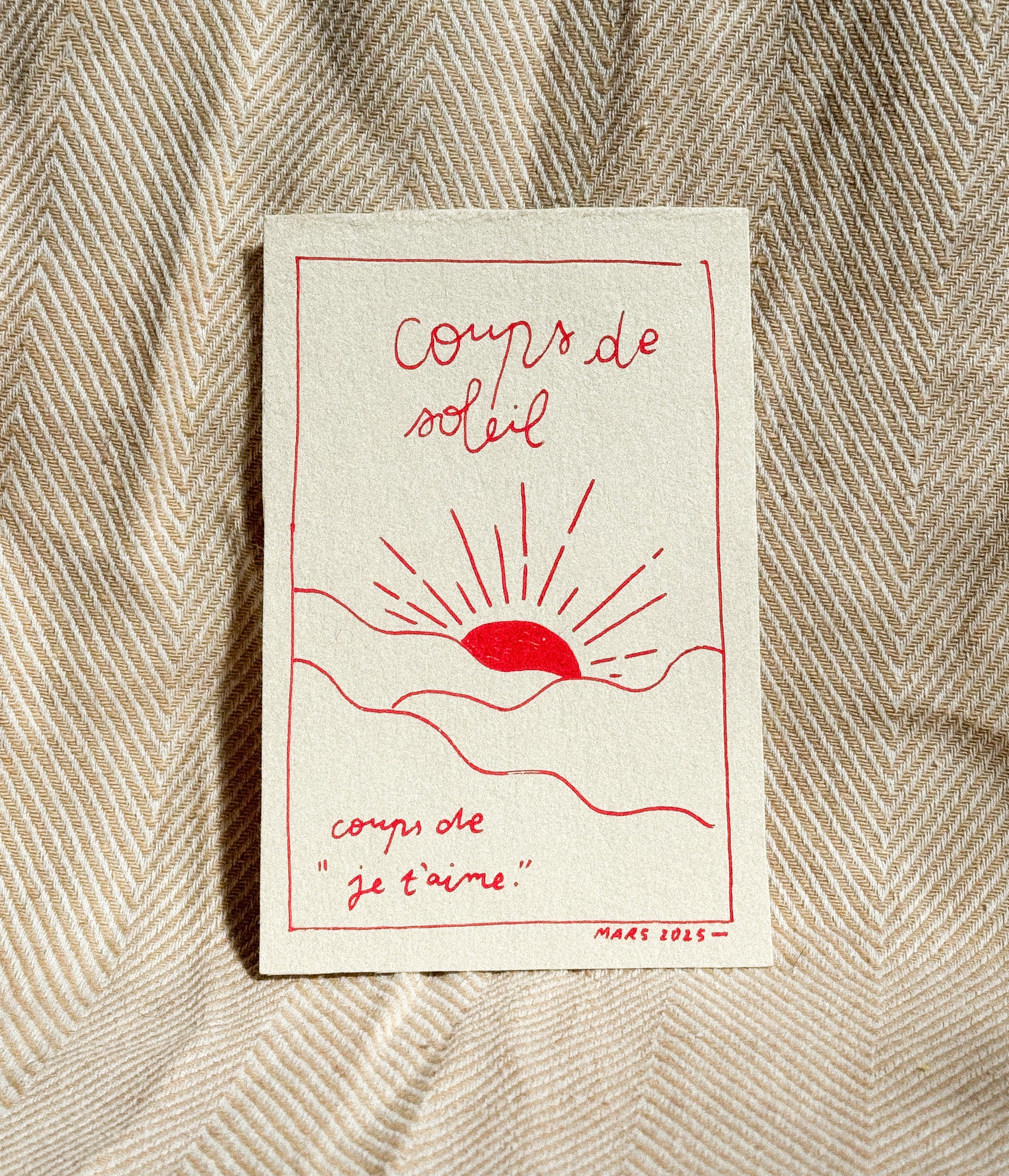 carte - coups de soleil