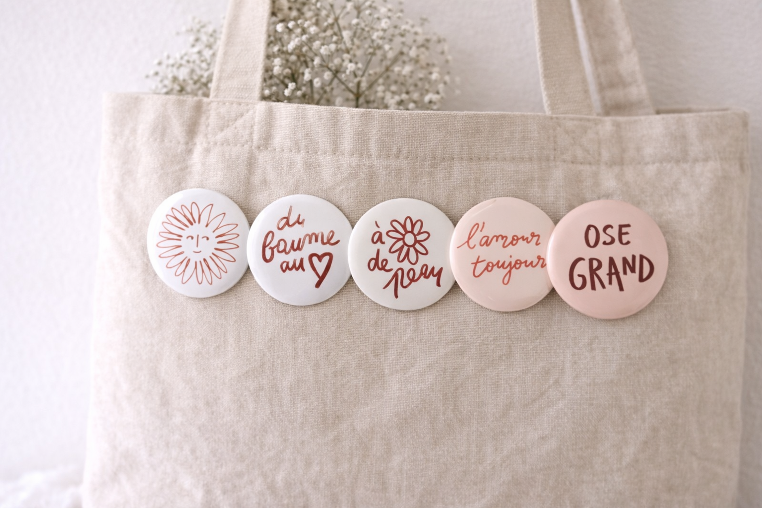 près du cœur (5 pins)