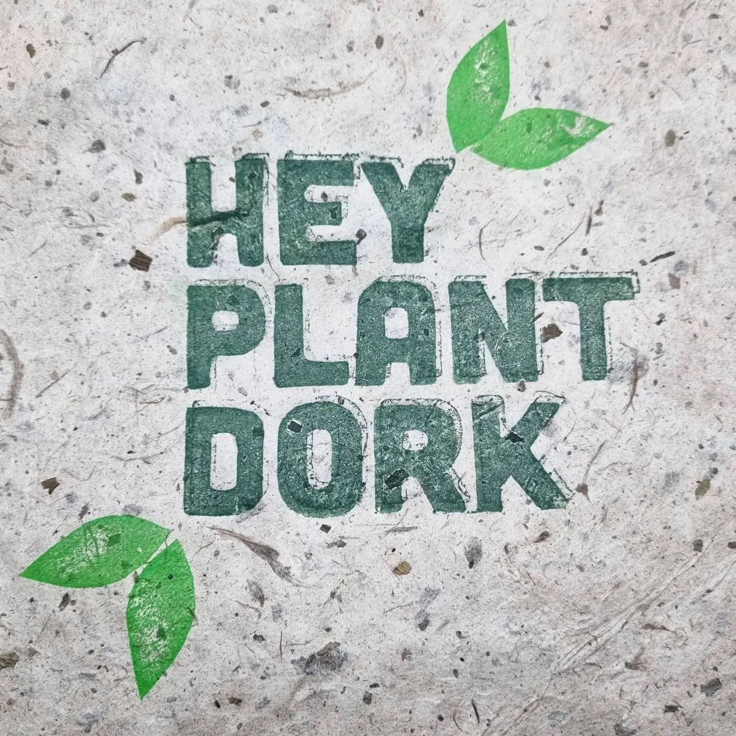 Just testers - this is a design intended for greetings cards but I finished the font today and needing a little cheering up I had a quick play.  I thought it looked cool on the mulberry paper with plant flecks in it!
Which colourway do you prefer? 

