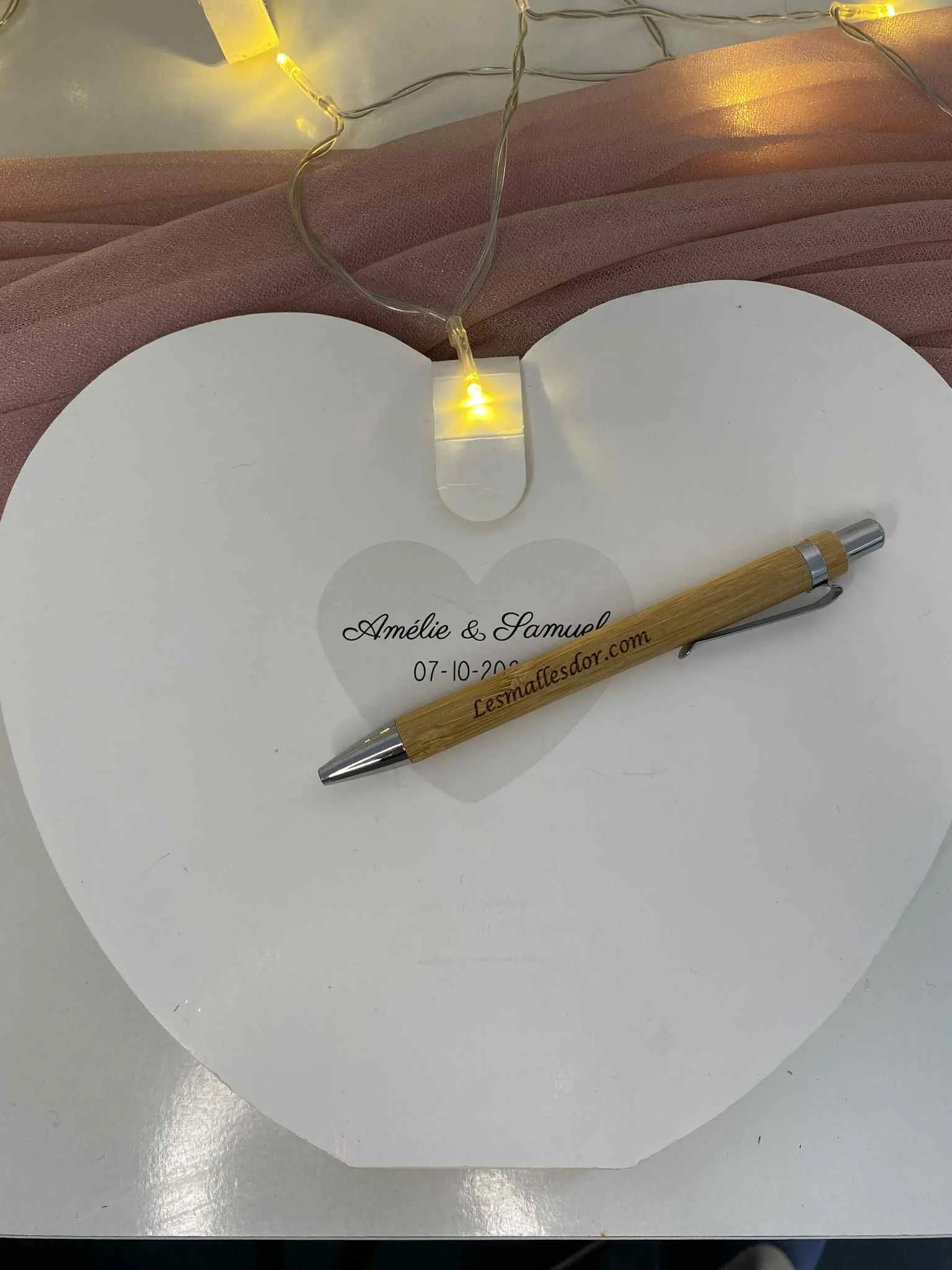 Stylo en bois personnalisable