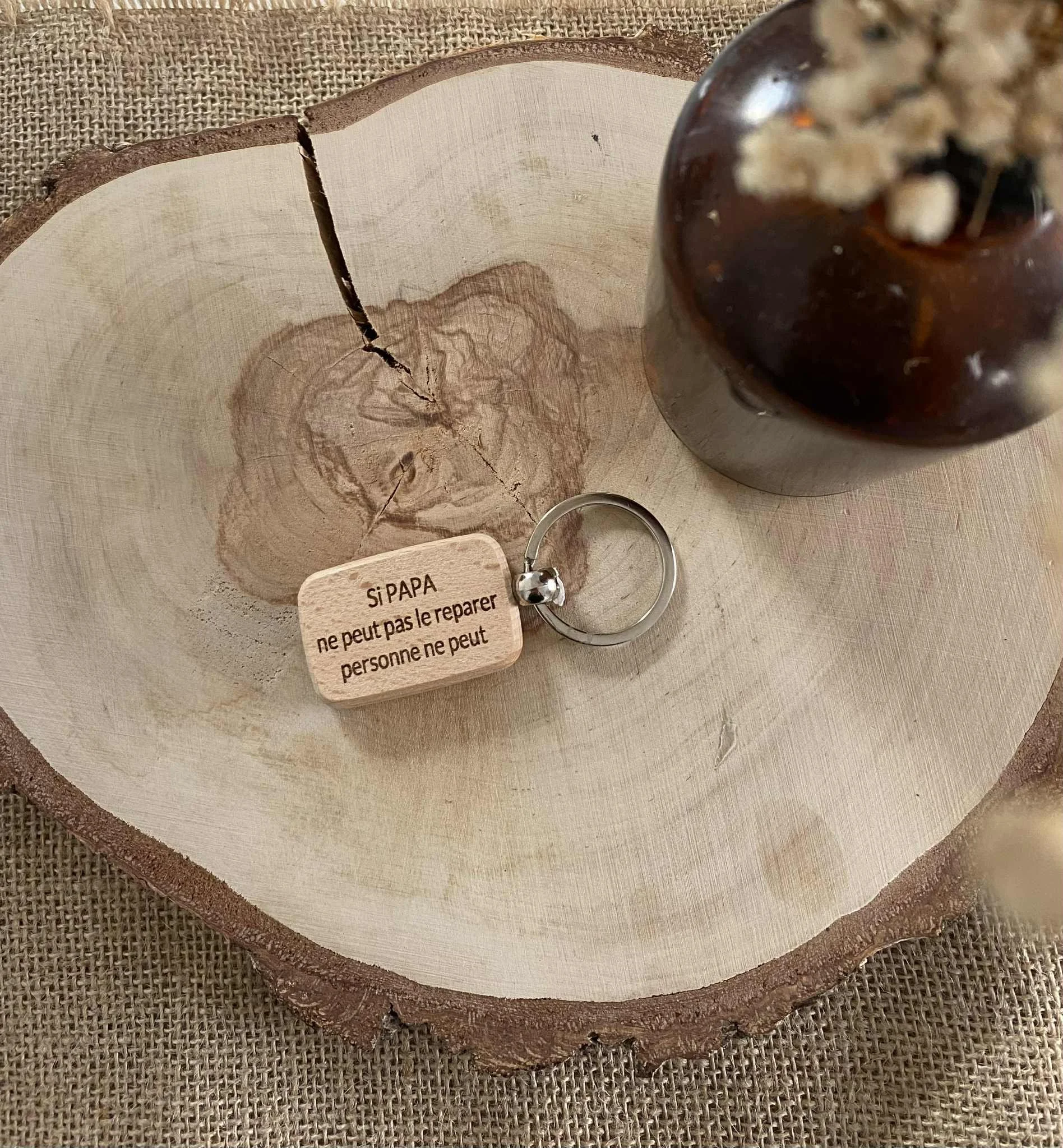 porte clé-personnaliser - texte - phrase - fêtes des mères - fêtes des pères - occasions spéciales- gravure -cadeau