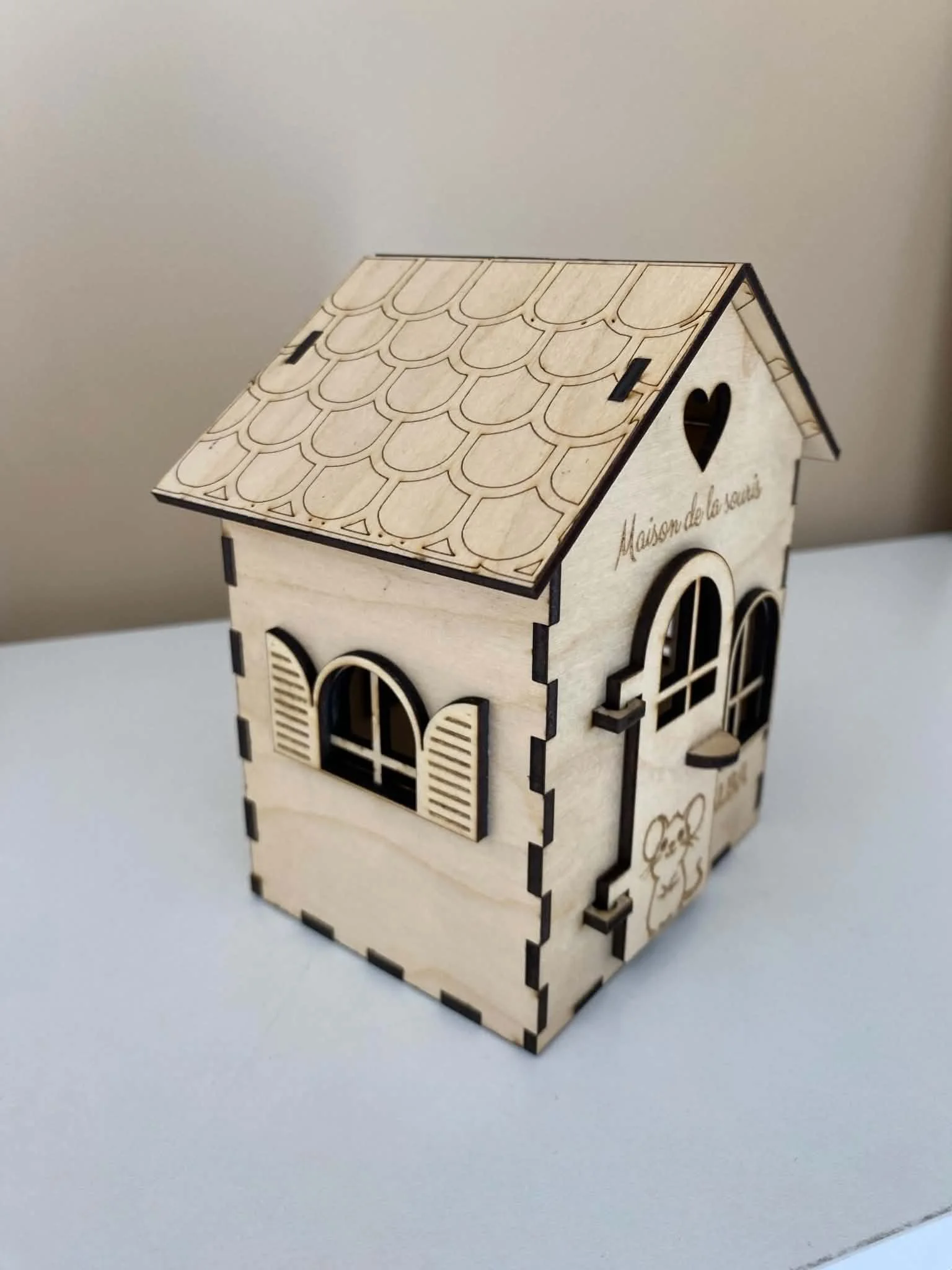 maison petite souris - boite à dents - petite souris - décoration - chambre - enfant - cadeau originale