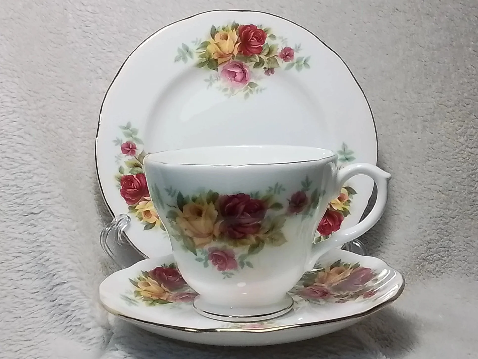 Mabels Tea Table - Vintage China available for hire in Aberdeen and Aberdeenshire