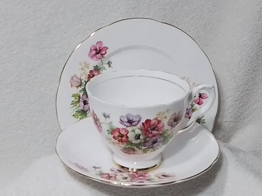 Mabels Tea Table - Vintage China available for hire in Aberdeen and Aberdeenshire