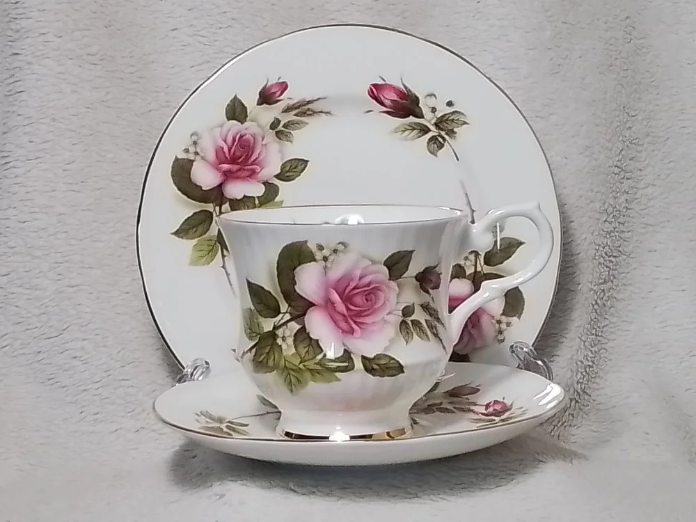 Mabels Tea Table - Vintage China available for hire in Aberdeen and Aberdeenshire