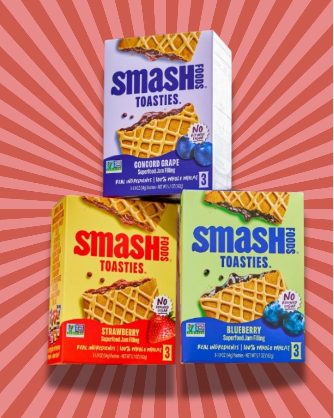 Pop-Tarts, but make it 2025. 👀🔥

@EatSmashFoods is back doing what they do best, reimagining nostalgic snacks with a clean, modern twist. Introducing TOASTIES: their better-for-you take on toaster pastries. And yes, we&rsquo;re absolutely toasting 