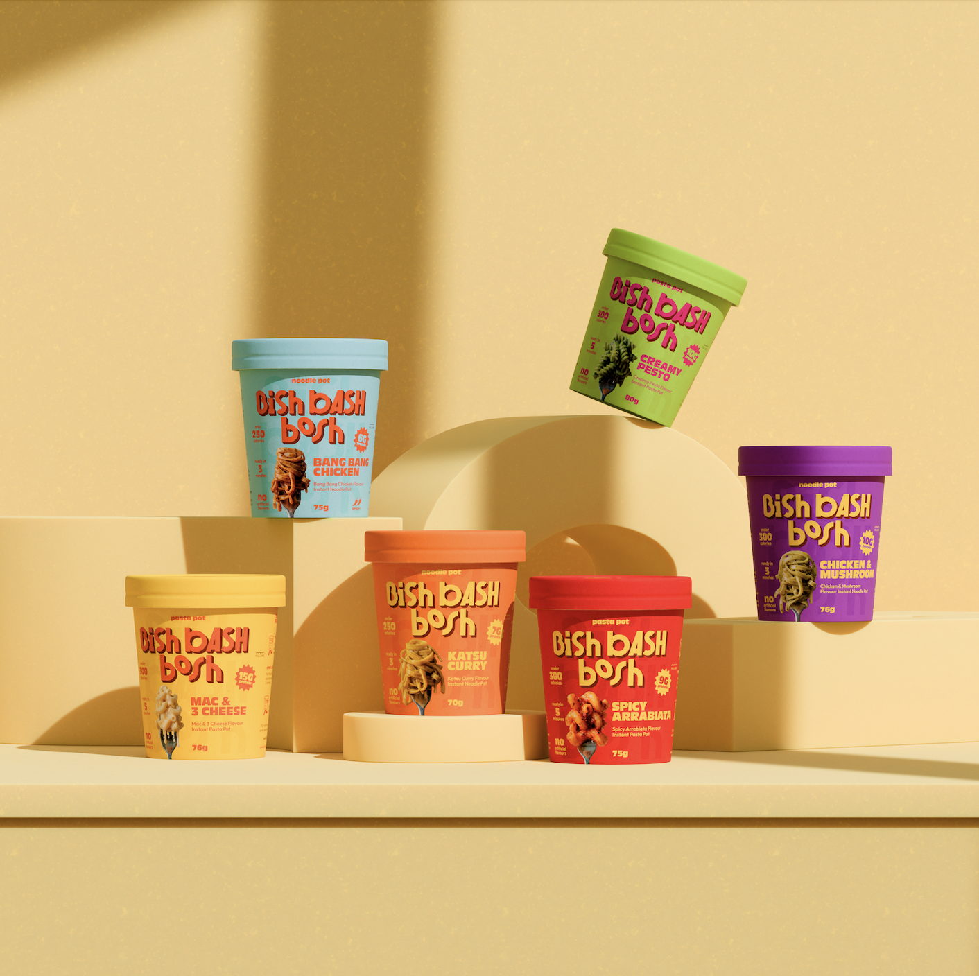 PROTEIN NOODLE & PASTA POTS | Product Development, Packaging and Production