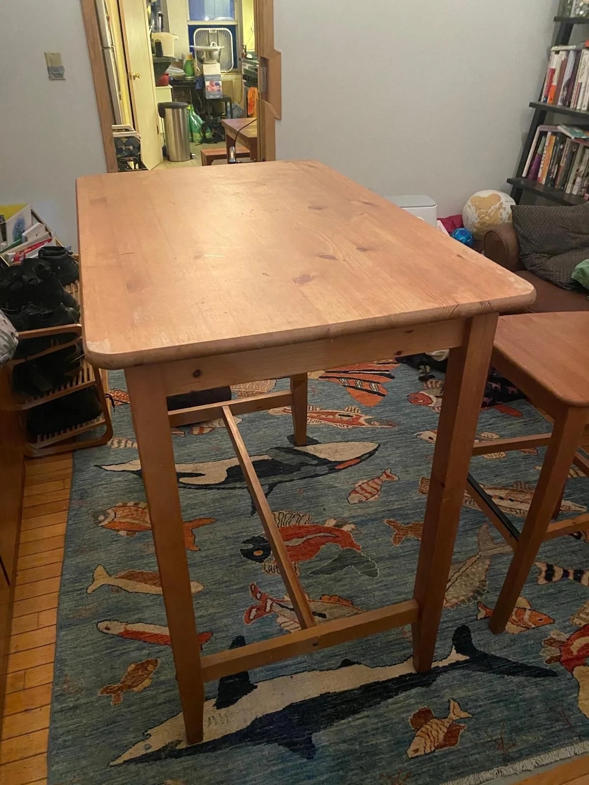 Tall Bar Height Solid Wood Table.jpg