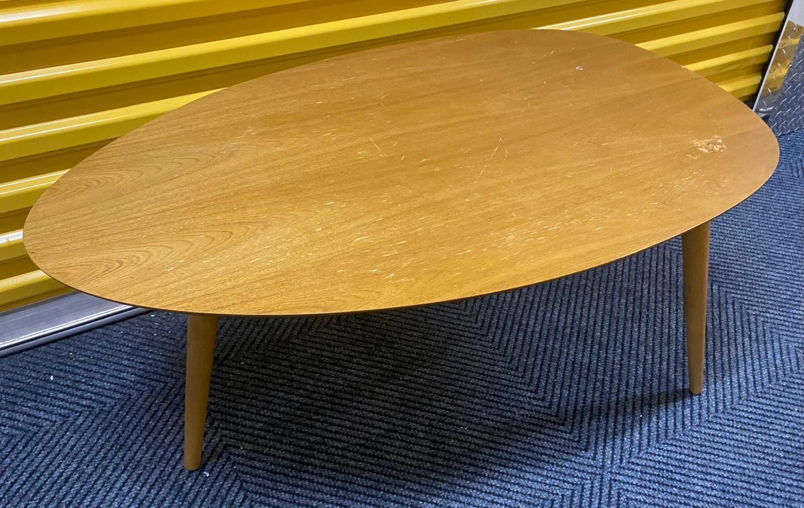 Solid Oak Wood 3 Leg Coffee Table.jpeg