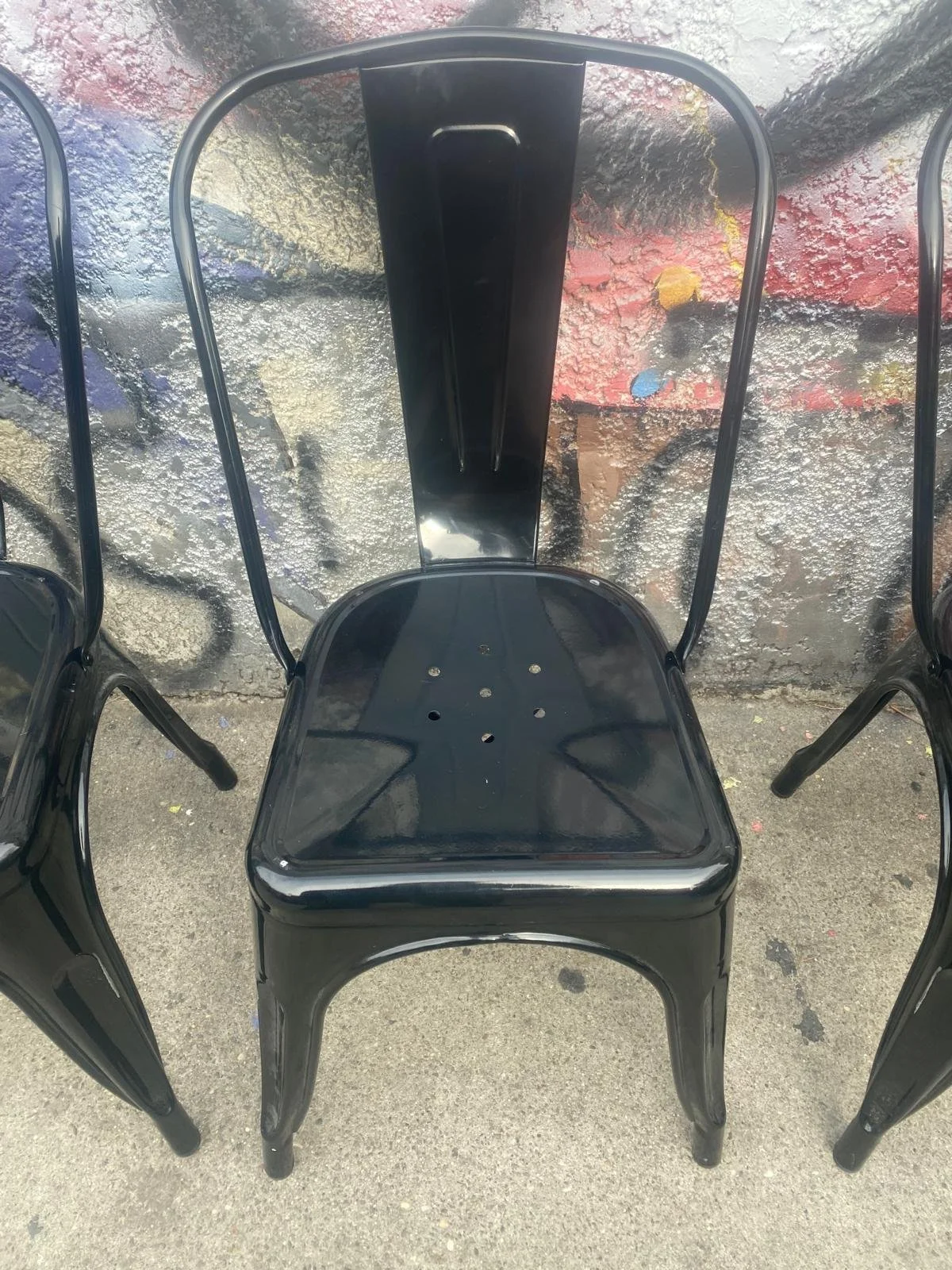Black Metal Stacking Dining Chairs (3x) (1).jpeg