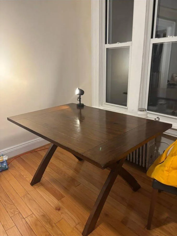 Solid Wood Walnut Dining Table
