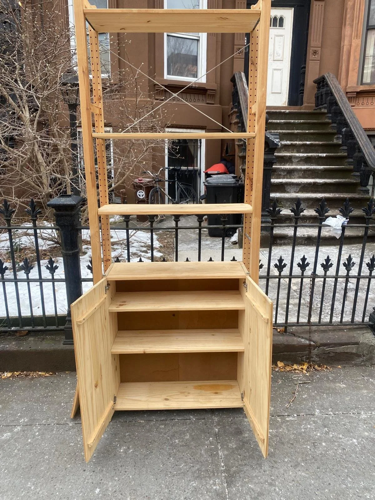 Solid Wood Pine Adjustable Height Shelf and Cabinet (1).jpeg