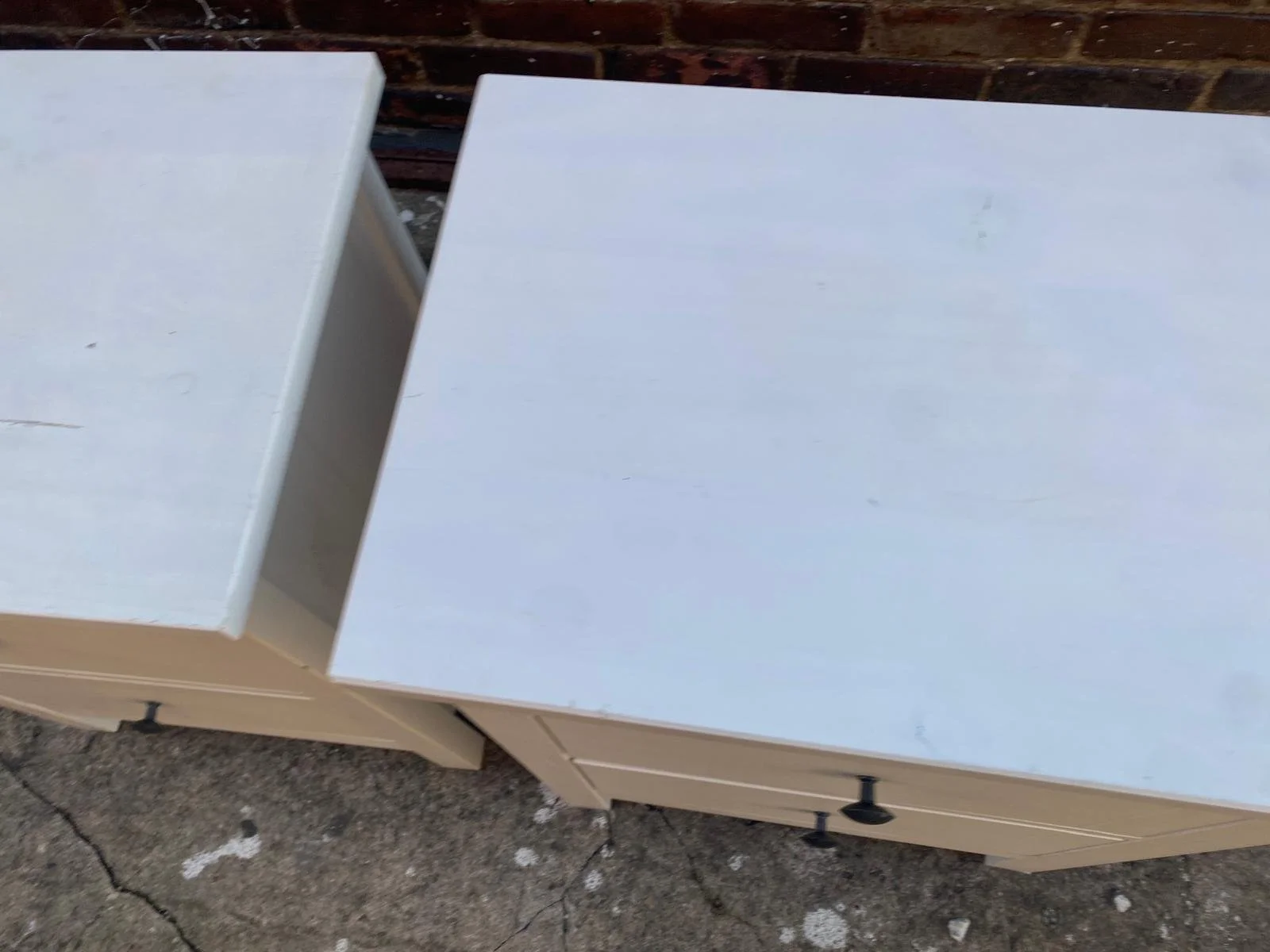 (X2) Solid Wood White Painted Side Tables (5).jpeg